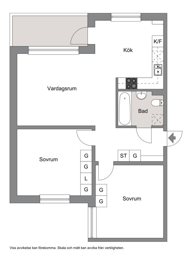 3 rum Lägenhet på Sanavägen 1D Hallstavik Norrtälje kommun - bild 20