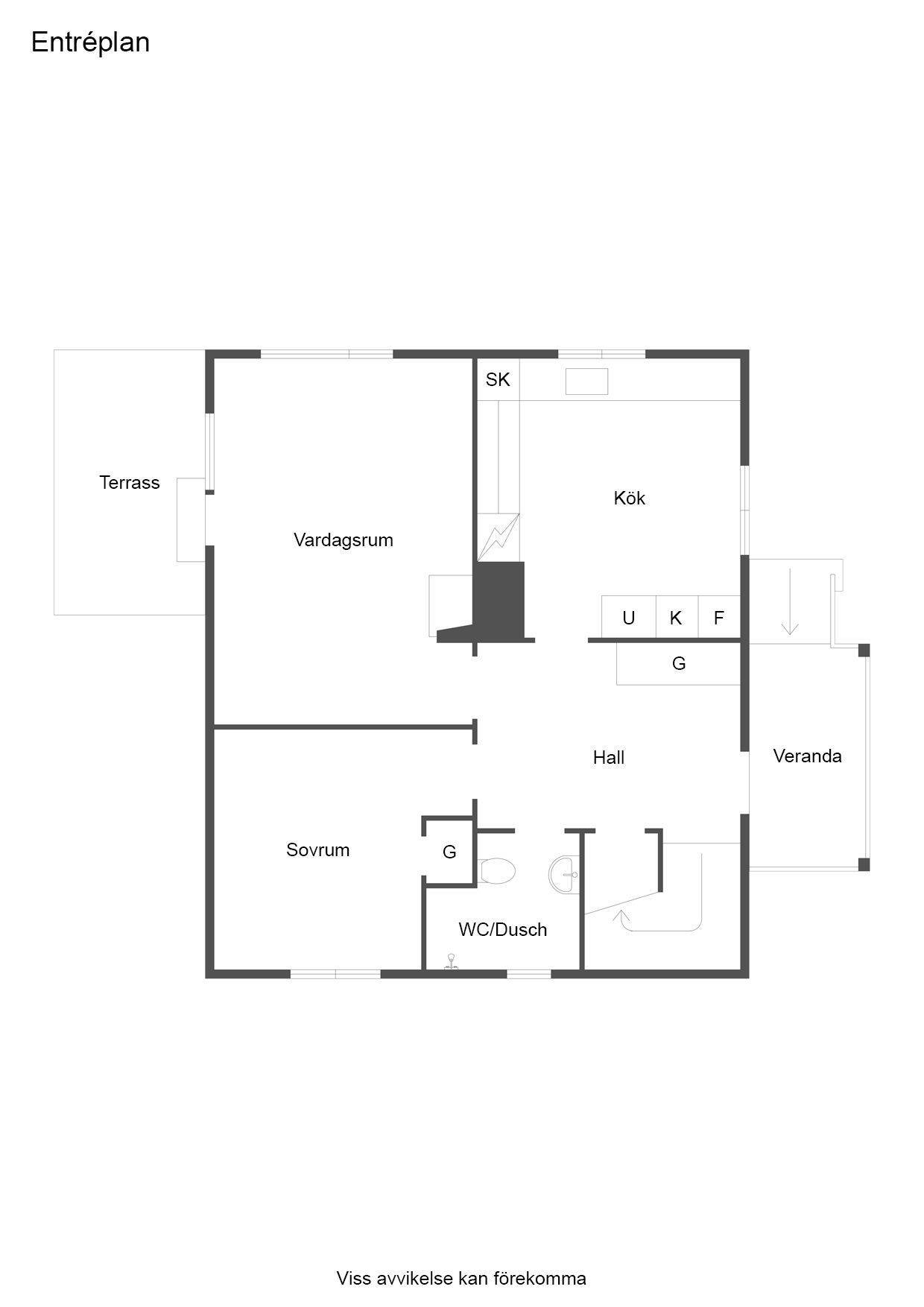 6 rum Villa på Borgaregatan 44 Sjukhusgärdet Arboga kommun - bild 39
