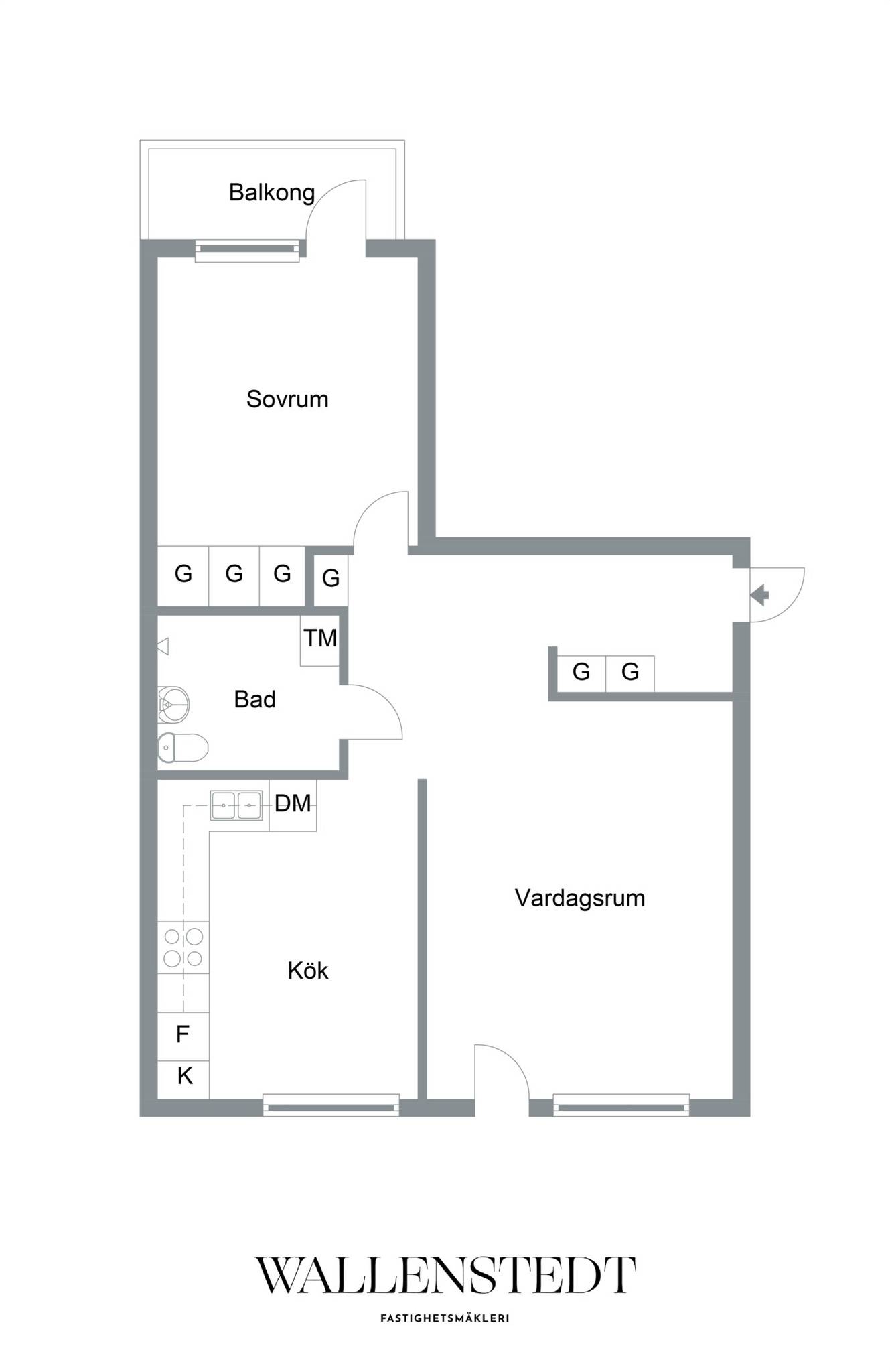 2 rum Lägenhet på Oskarstorget 16D Oskarstorget Örebro kommun - bild 22