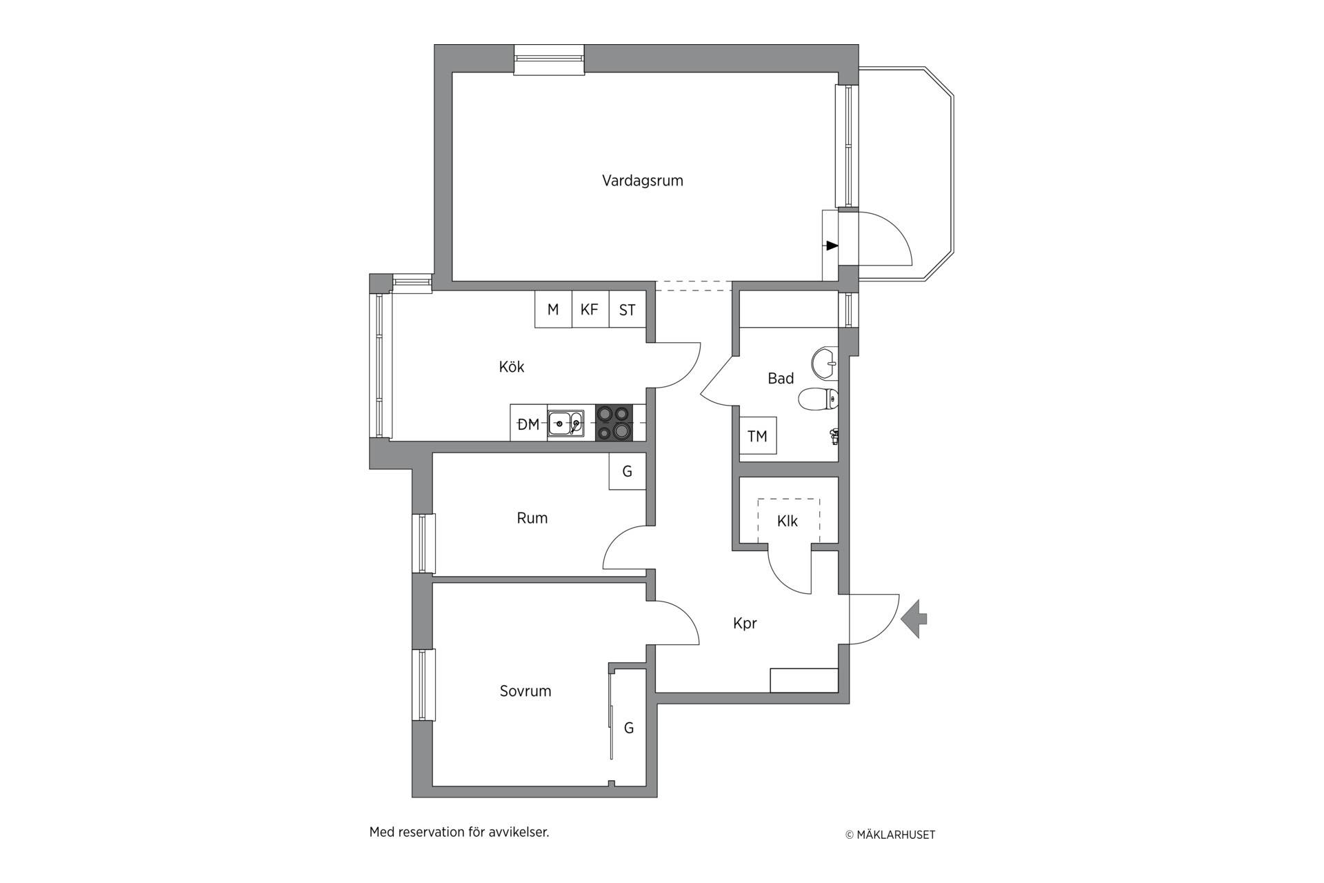 3 rum Lägenhet på Flogstavägen 5C (Lgh 1201) Ekeby/Flogsta Uppsala kommun - bild 26