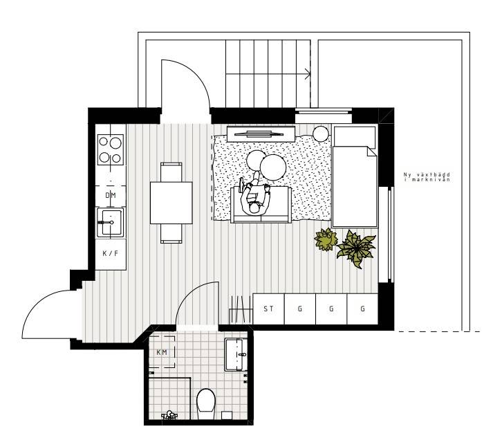 1 rum Lägenhet på Södra Långgatan 35A Råsunda Solna kommun - bild 15