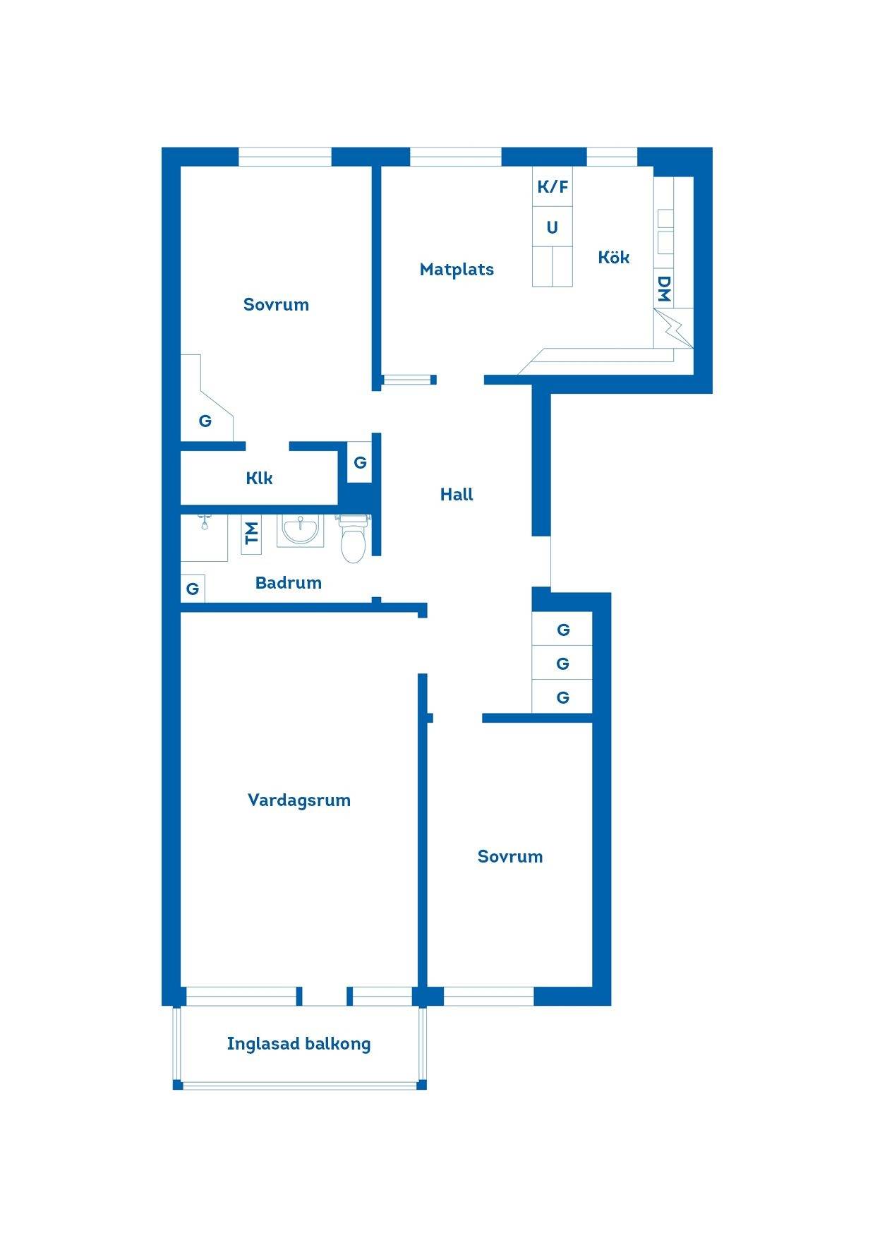 3 rum Lägenhet på Norra Slottsgatan 22A Gävle Centrum Gävle kommun - bild 26