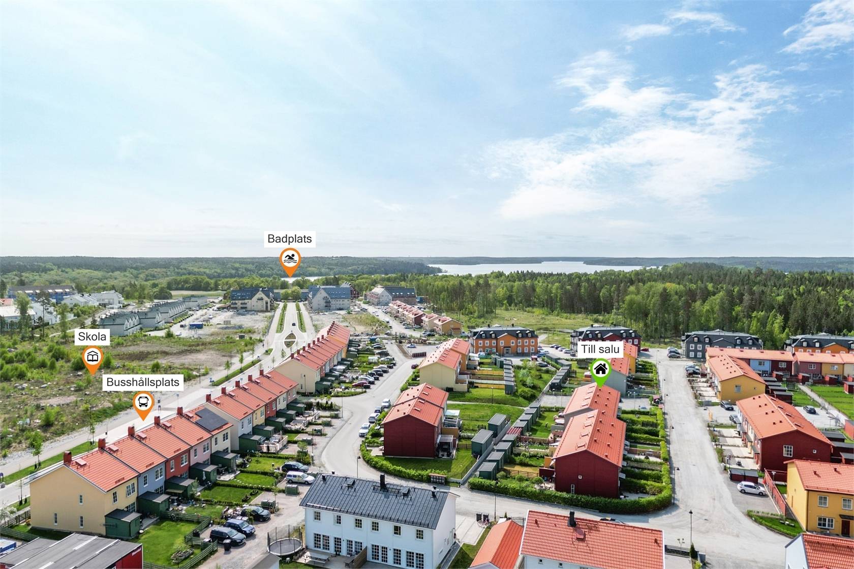 4 rum Radhus på Drejskivans Väg 15 Steninge Slottsby Sigtuna kommun - bild 21