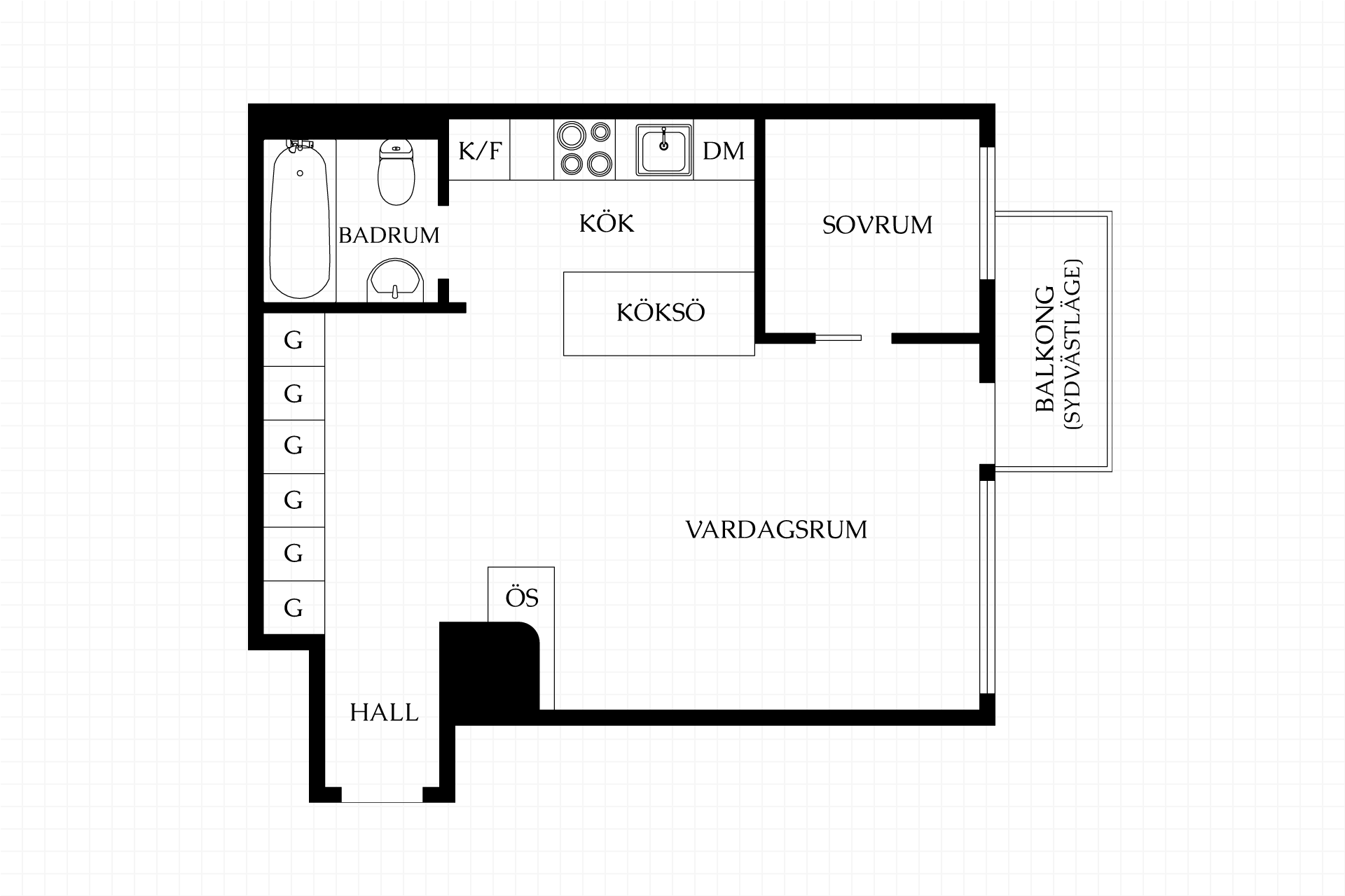 2 rum Lägenhet på Sveavägen 126, 5tr Vasastan Stockholms kommun - bild 27