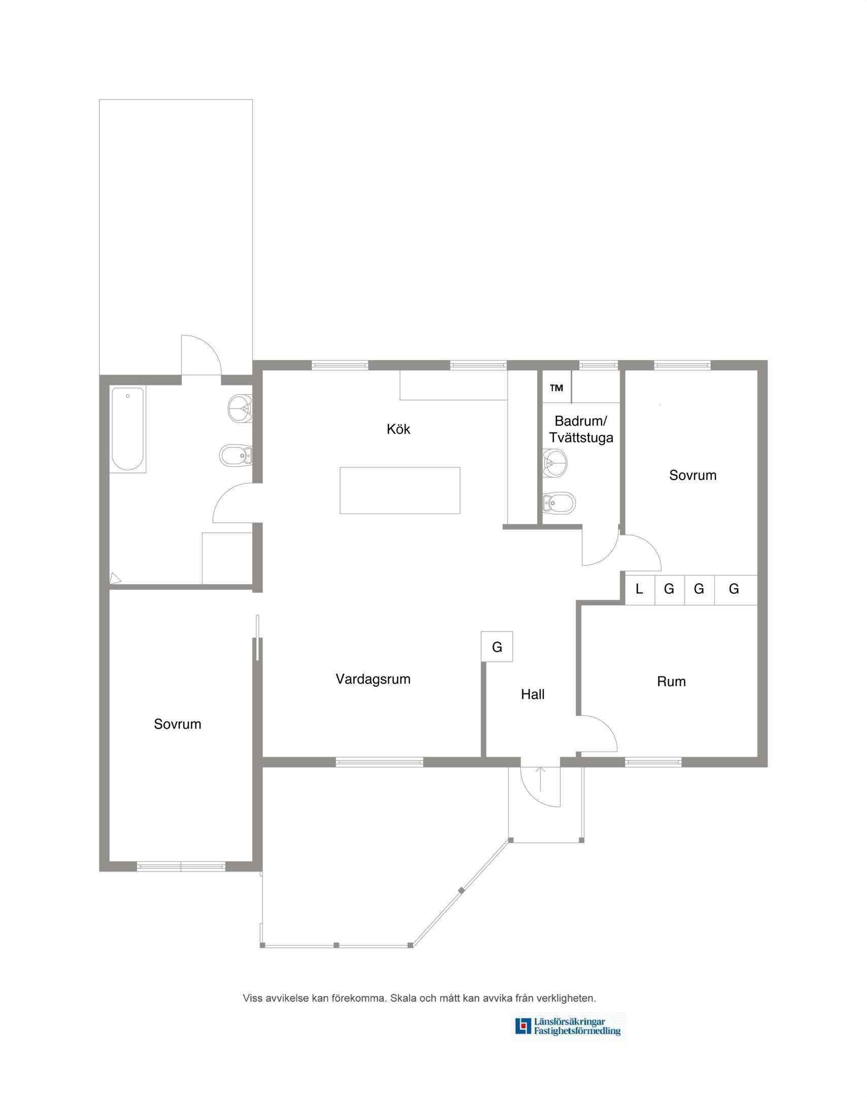 4 rum Villa på Hedensbergsgatan 12 Nordanby Västerås kommun - bild 37