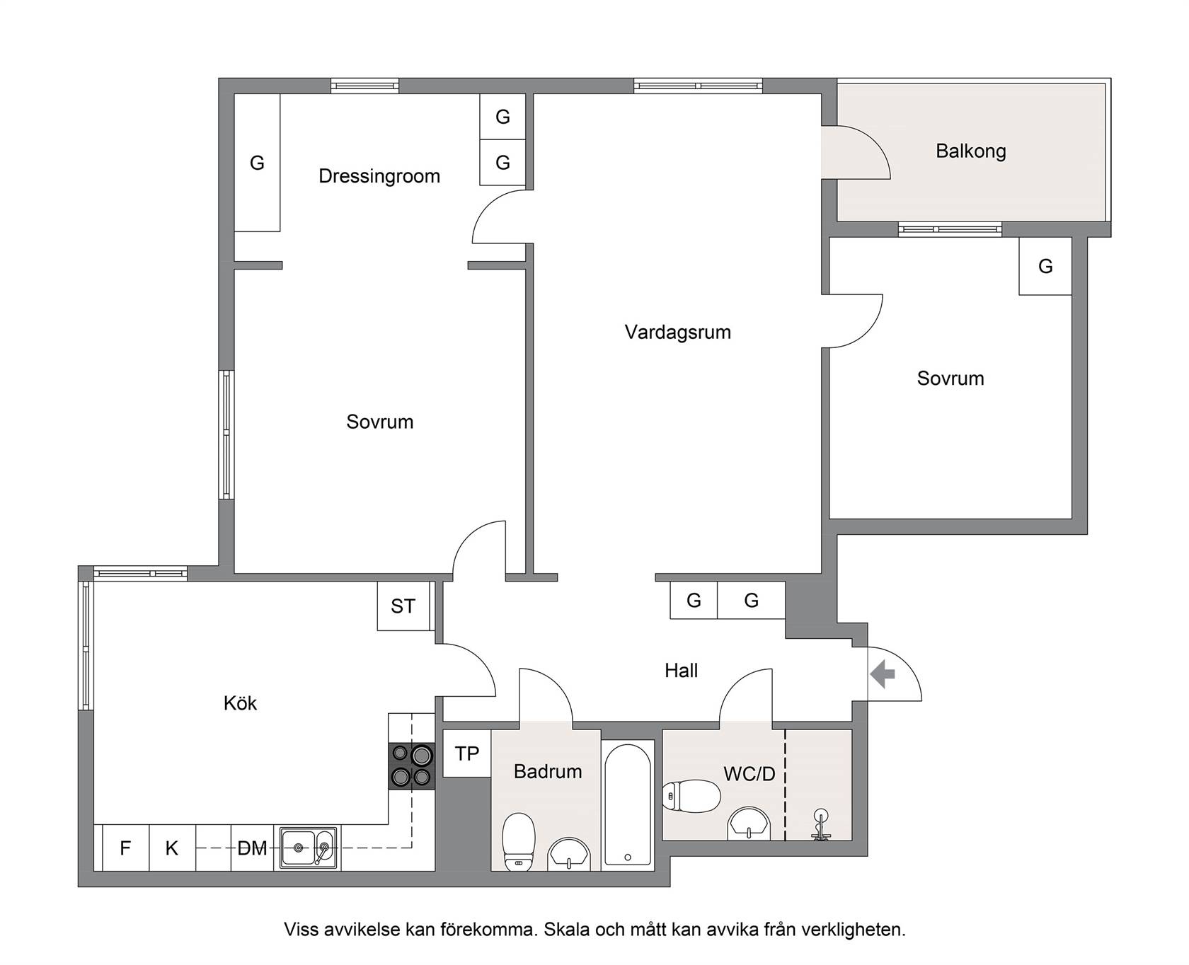 3.5 rum Lägenhet på Äppelvägen 3 Bålsta - Centrum Håbo kommun - bild 27