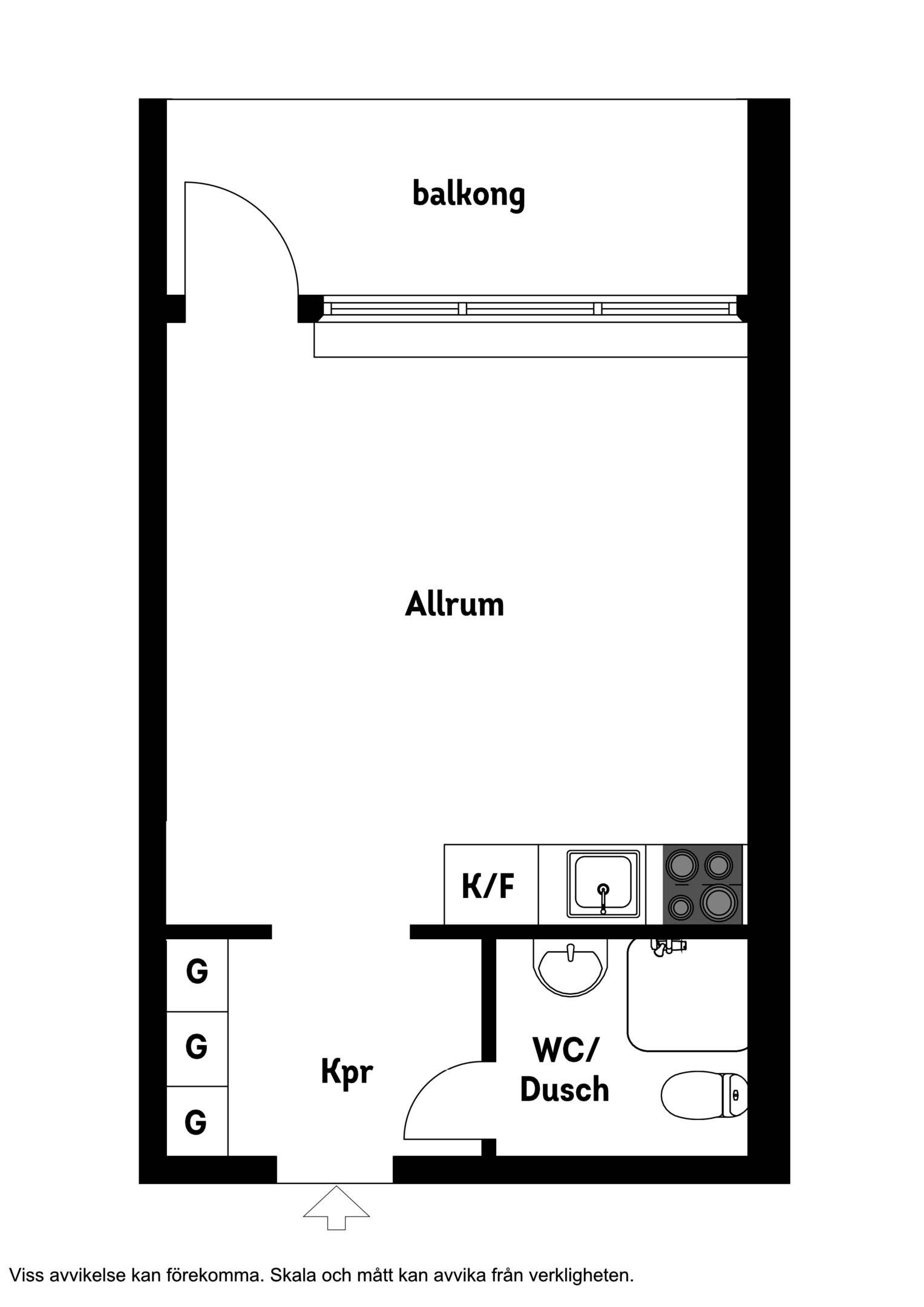 1 rum Lägenhet på Minervavägen 5B Häggvik Sollentuna kommun - bild 13