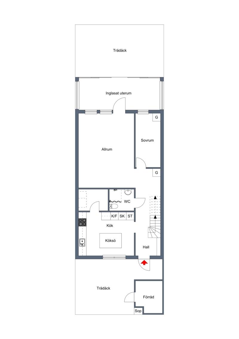 5 rum Lägenhet på Tättingvägen 72 Vråen/Städet Värnamo kommun - bild 16