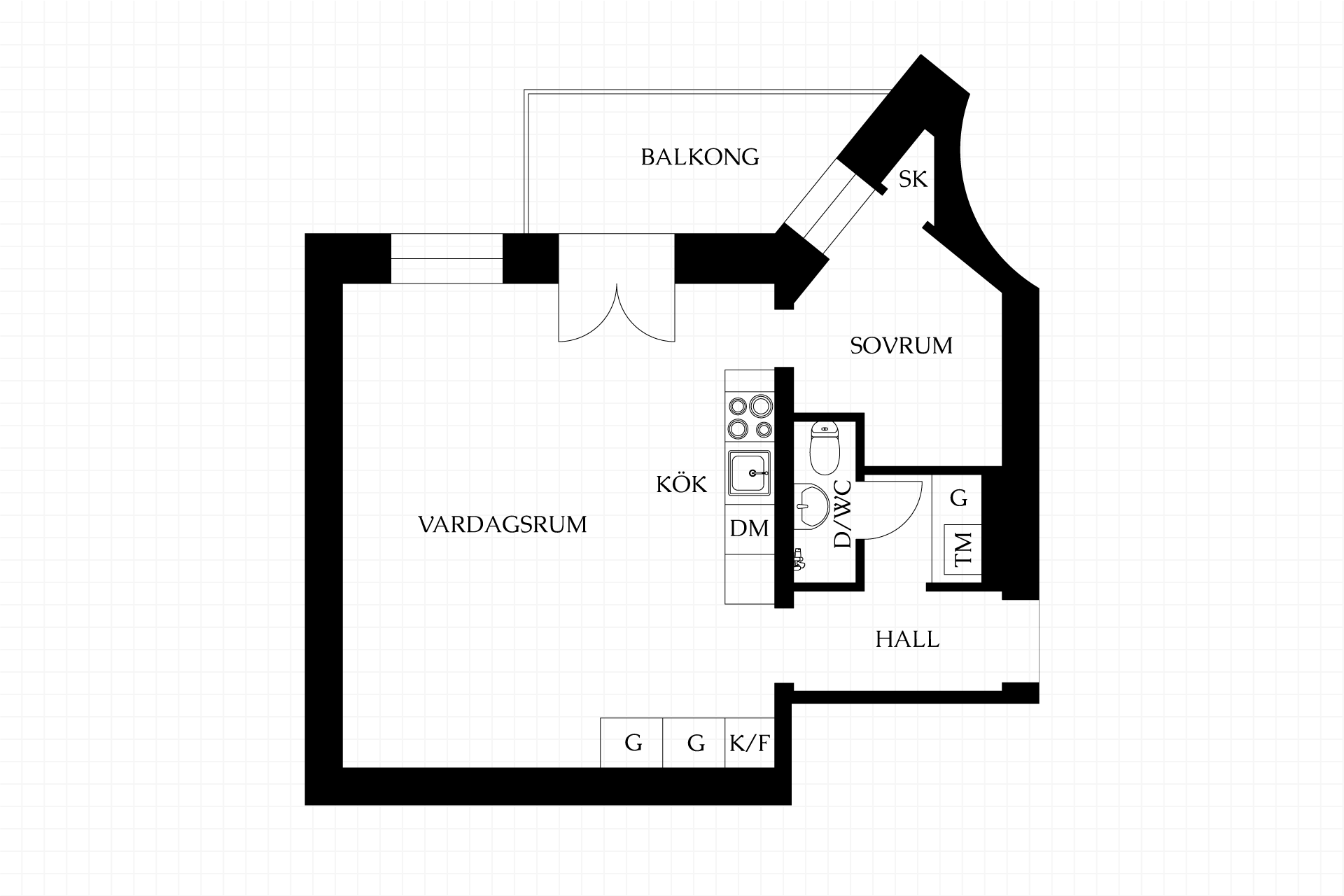 2 rum Lägenhet på Gambrinusgatan 2, 4tr Kungsholmen Stockholms kommun - bild 38