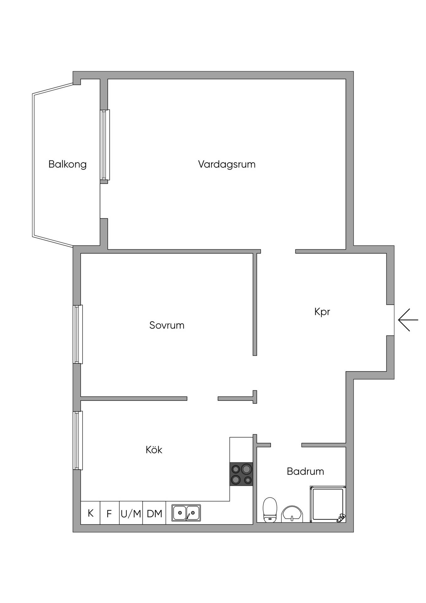 2 rum Lägenhet på Jägersrovägen 5B Malmö Malmö kommun - bild 14
