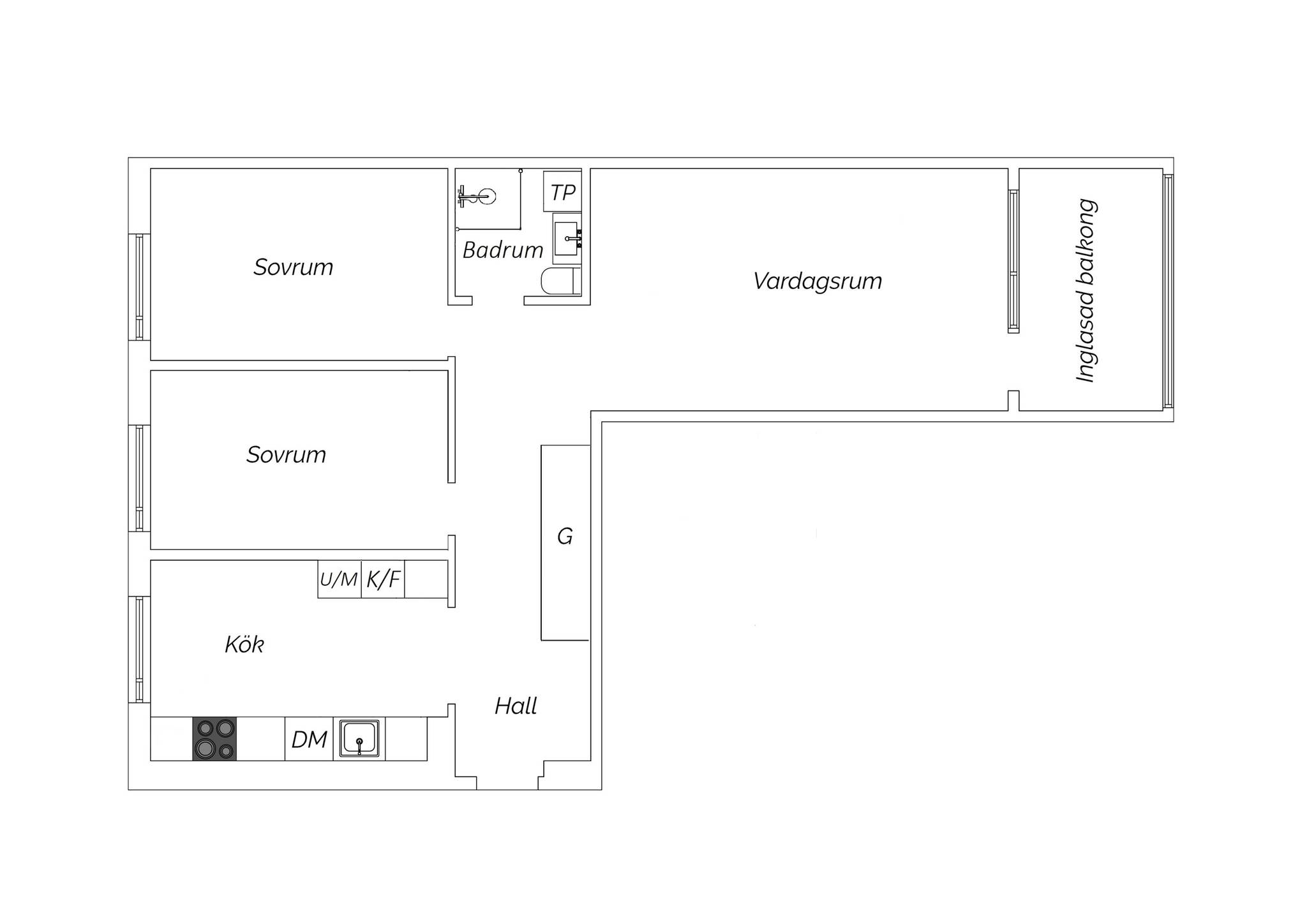 3 rum Lägenhet på Albinsrogatan 41 Borgmästaregården Malmö kommun - bild 31