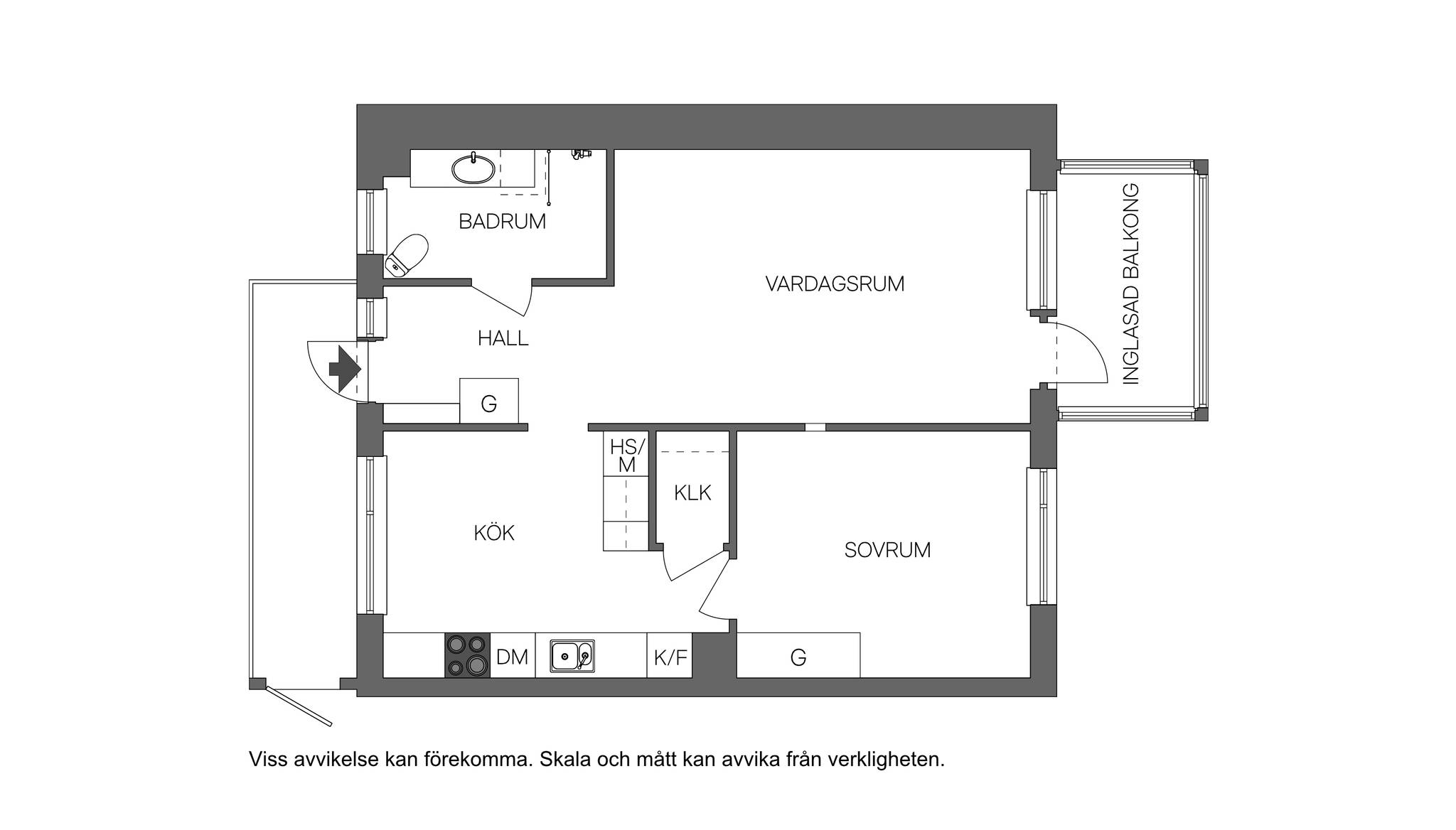 2 rum Lägenhet på Skolgatan 123F Östermalm Umeå kommun - bild 20