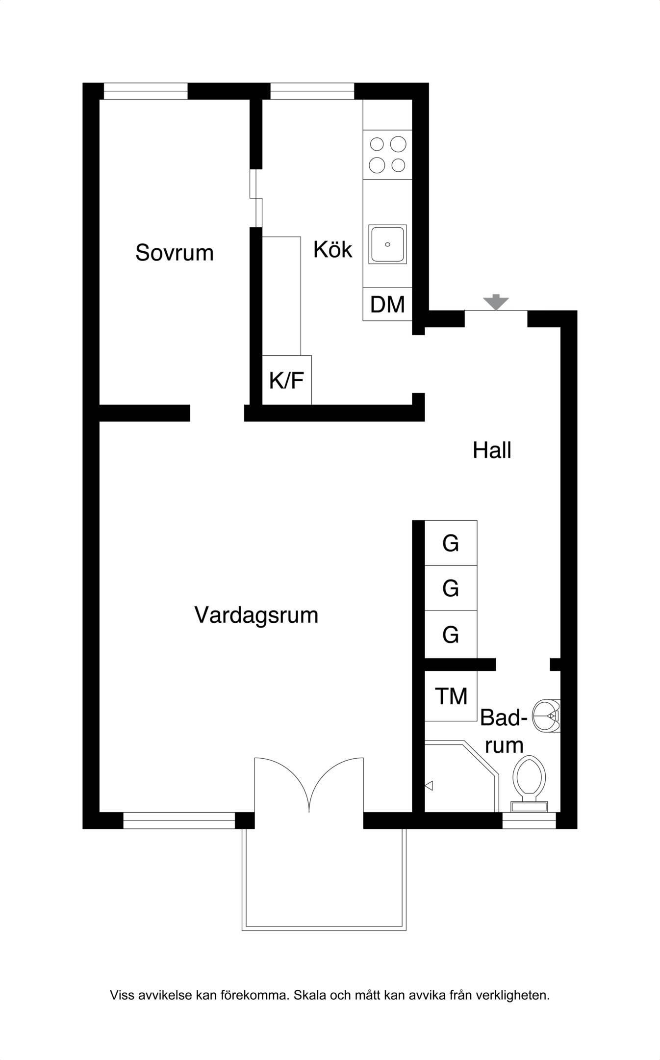 2 rum Lägenhet på Gustav III:s Väg 41A Abrahamsberg Stockholms kommun - bild 24