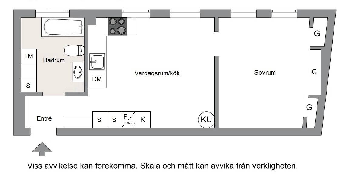 2 rum Lägenhet på Fatbursgatan 2, vån 2 av 3 Maria Stockholms kommun - bild 40