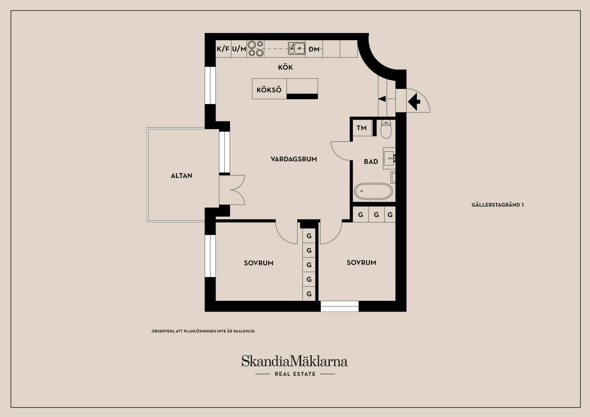 3 rum lägenhet på Gällerstagränd 1 Hagsätra, Stockholms kommun - bild 4