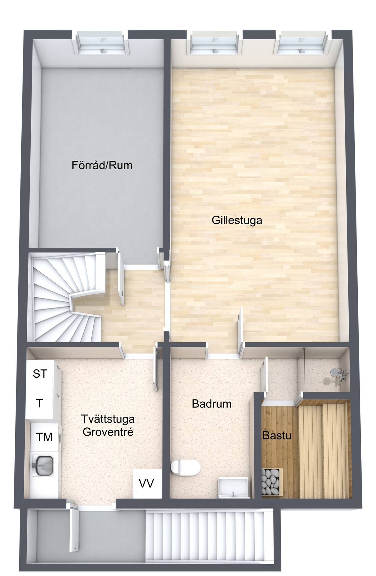 6 rum Radhus på Flogstavägen 102 Norra Skogen Uppsala kommun - bild 64