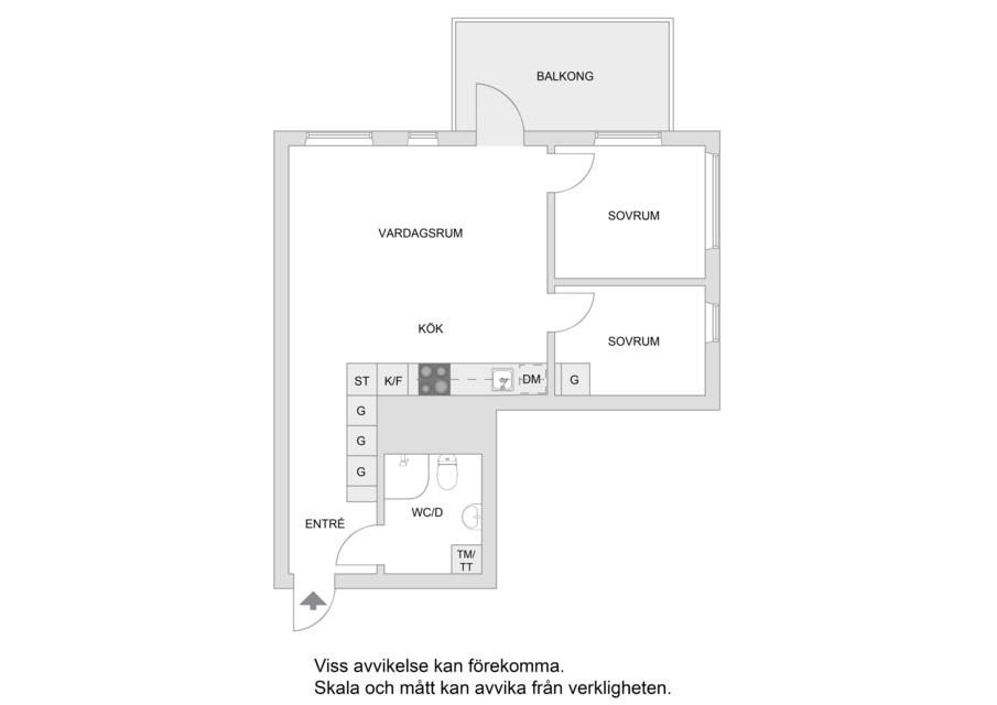 2 rum Lägenhet på Fyrspannsgatan 172 Hässelby Strand Stockholms kommun - bild 33