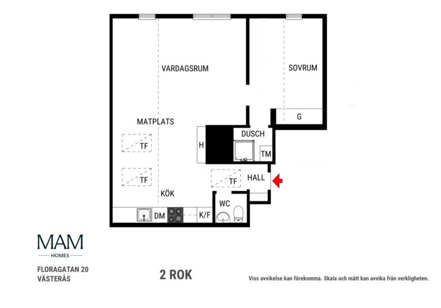 2 rum Lägenhet på Floragatan 20 Vasastaden Västerås kommun - bild 41
