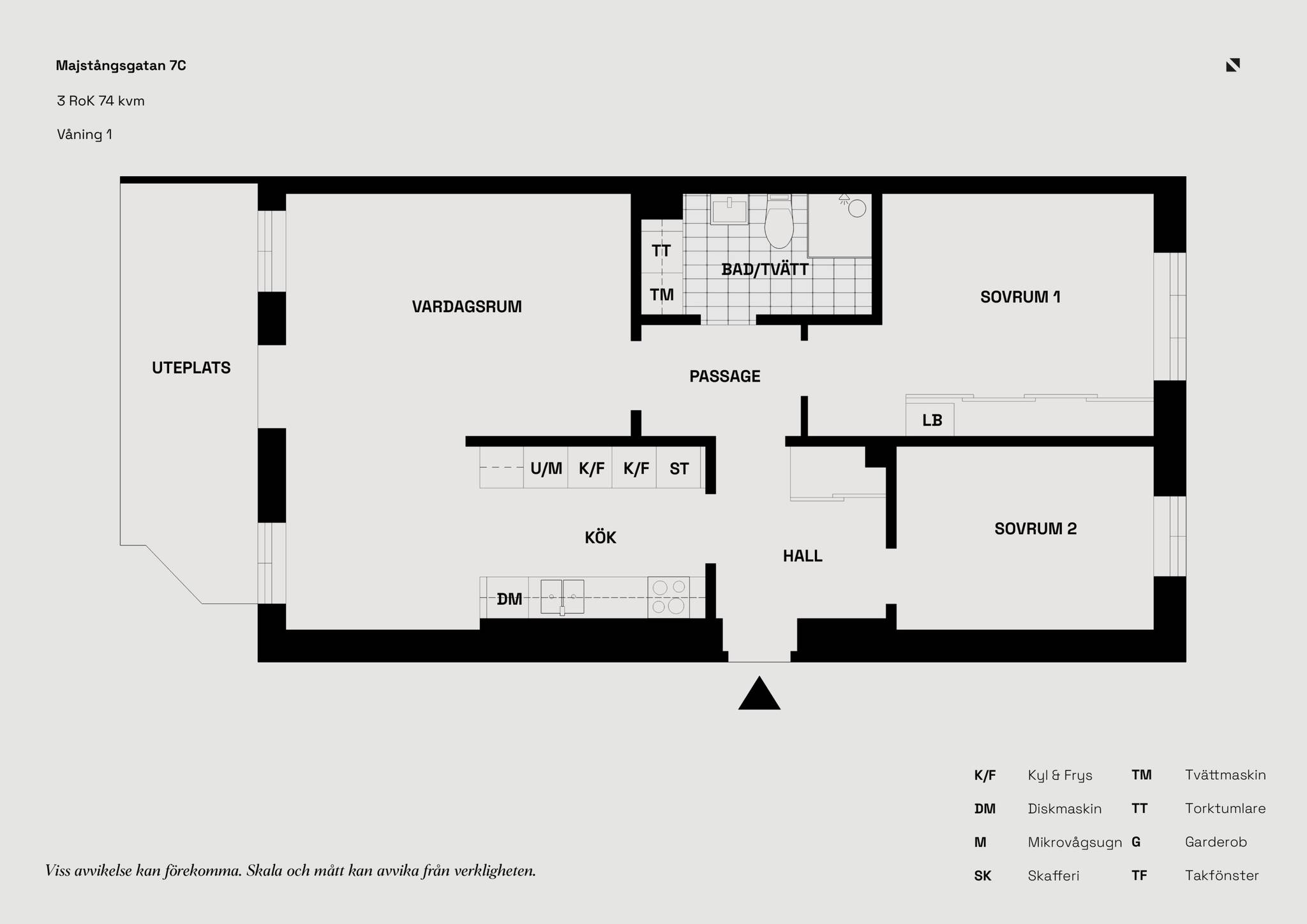 3 rum Lägenhet på Majstångsgatan 7C Kungsladugård Göteborgs kommun - bild 3