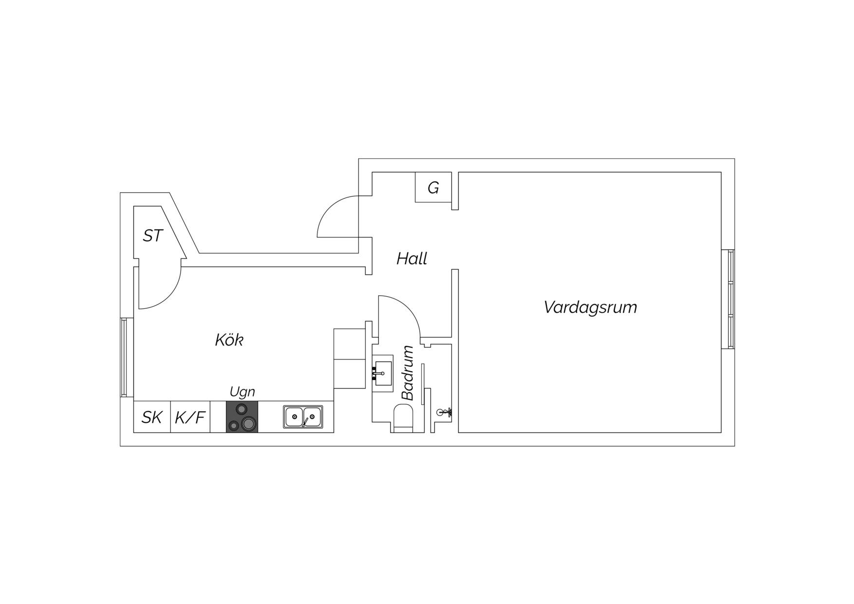 1 rum Lägenhet på Sulitelmagatan 1C Bagaregården Göteborgs kommun - bild 21