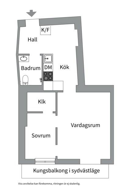 2 rum Lägenhet på Fridhemsgatan 14A Kungsholmen Stockholms kommun - bild 23