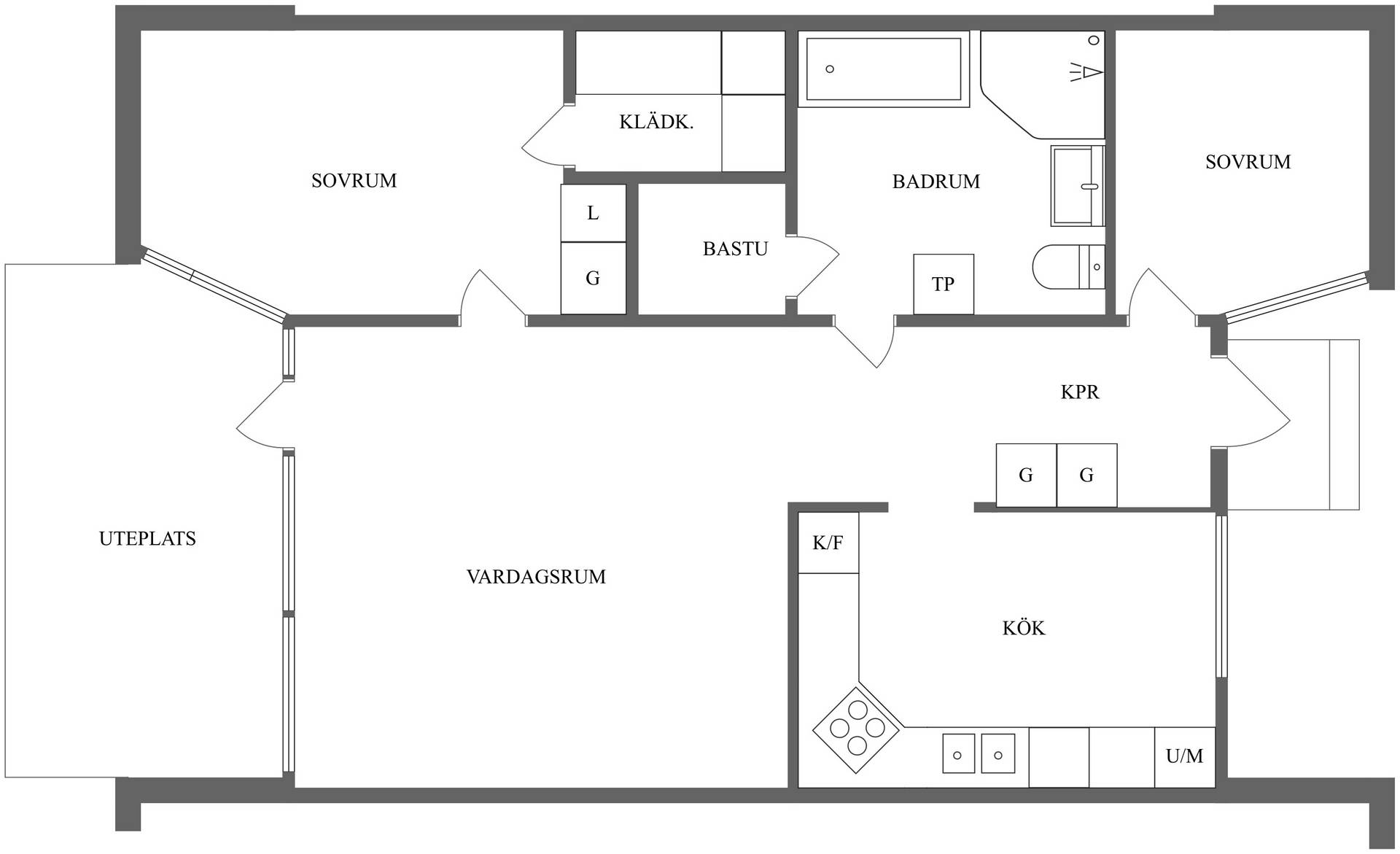 3 rum Radhus på Norrgårdsvägen 135A Pryssgården Norrköpings kommun - bild 24