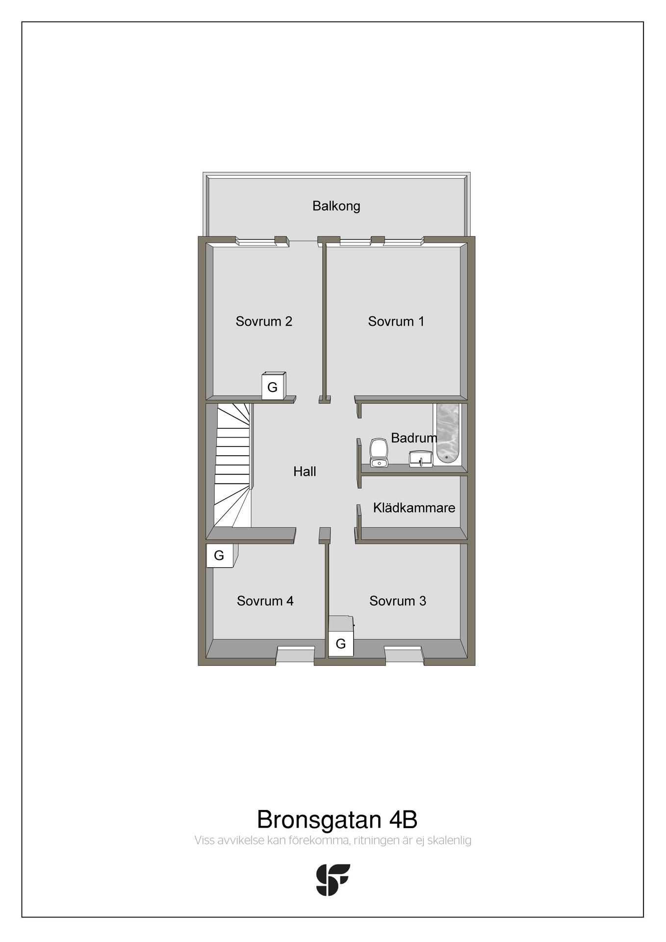 5 rum Radhus på Bronsgatan 4B Södra Björksätra Sandvikens kommun - bild 23