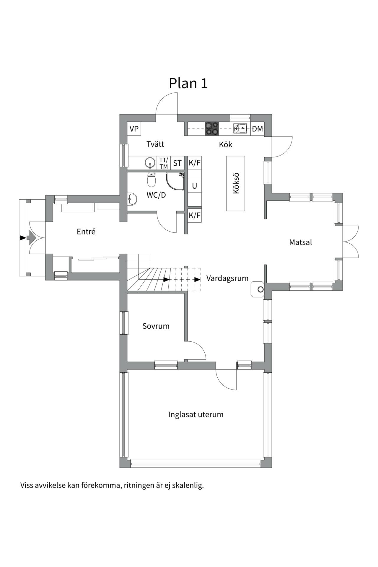 7 rum Villa på Trångbovägen 1 Gunsta Uppsala kommun - bild 46