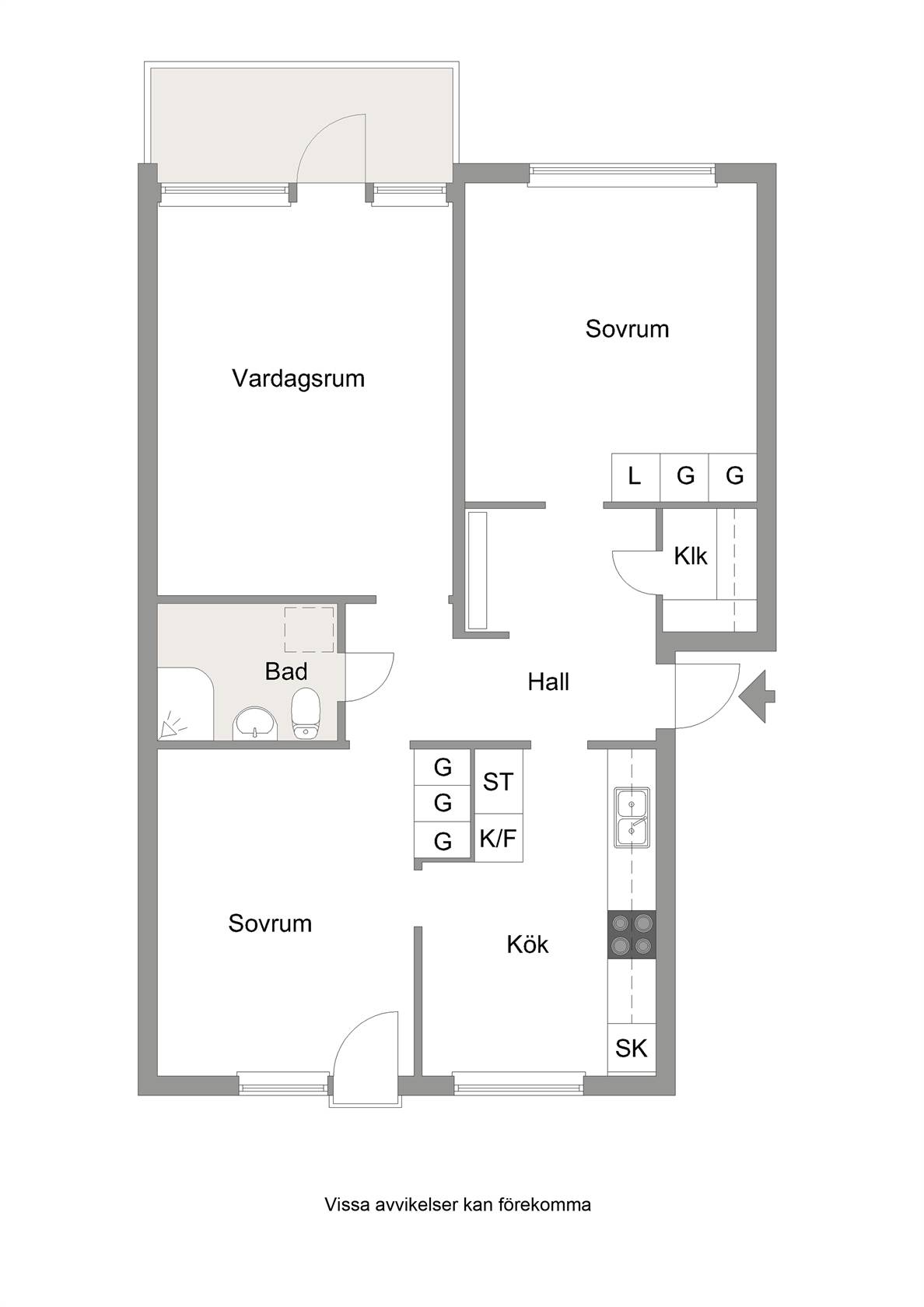 3 rum Lägenhet på Kantarellvägen 12B Södra Björksätra Sandvikens kommun - bild 19