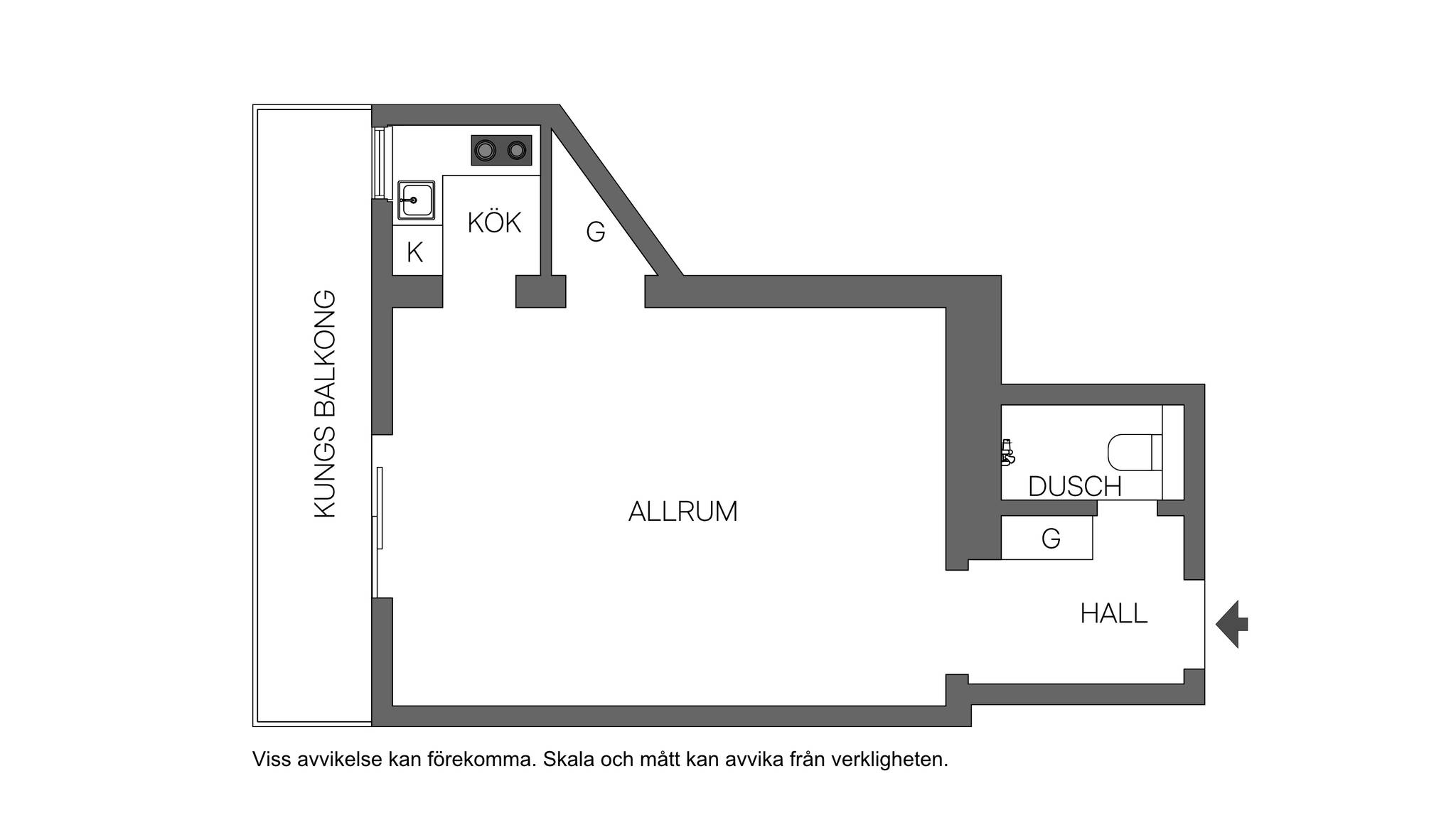 1 rum lägenhet på Värtavägen 18B Östermalm, Stockholms kommun - bild 4