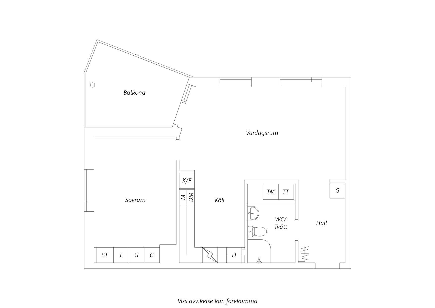2 rum Lägenhet på Stenroddargränd 3 Munksjöstaden Jönköpings kommun - bild 14