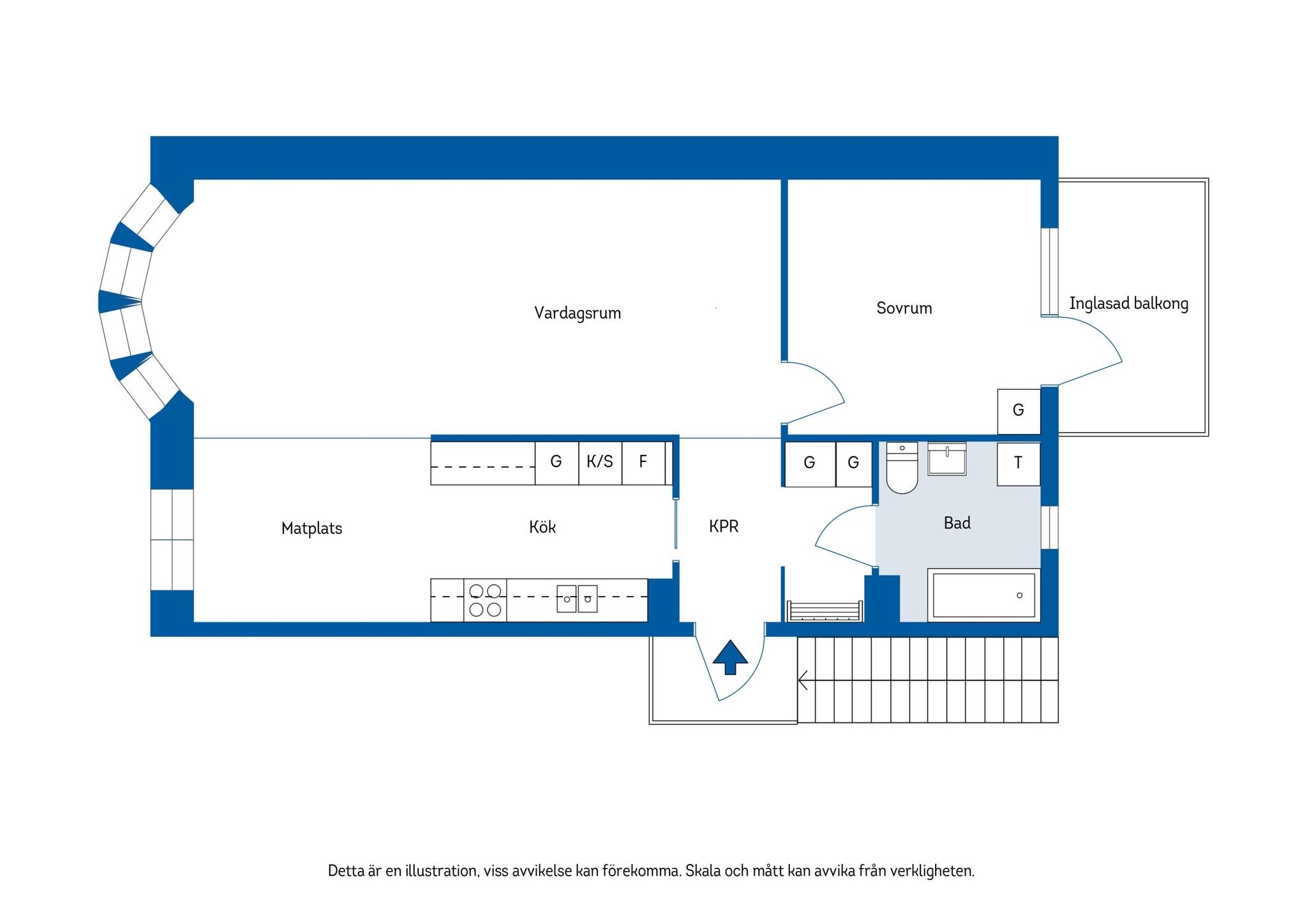 3 rum Lägenhet på Östra långgatan 7E Sundsvall centrum Sundsvalls kommun - bild 26