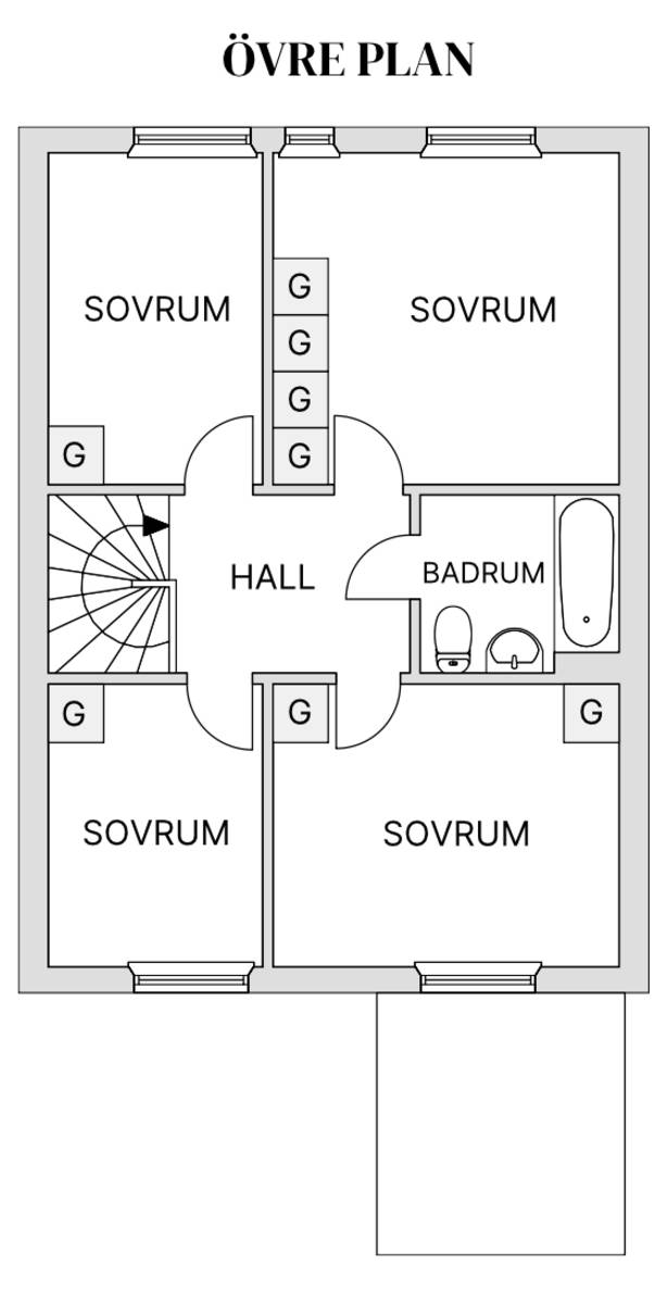 5 rum Radhus på Södra Åsvägen 71 Österskär Österåkers kommun - bild 44