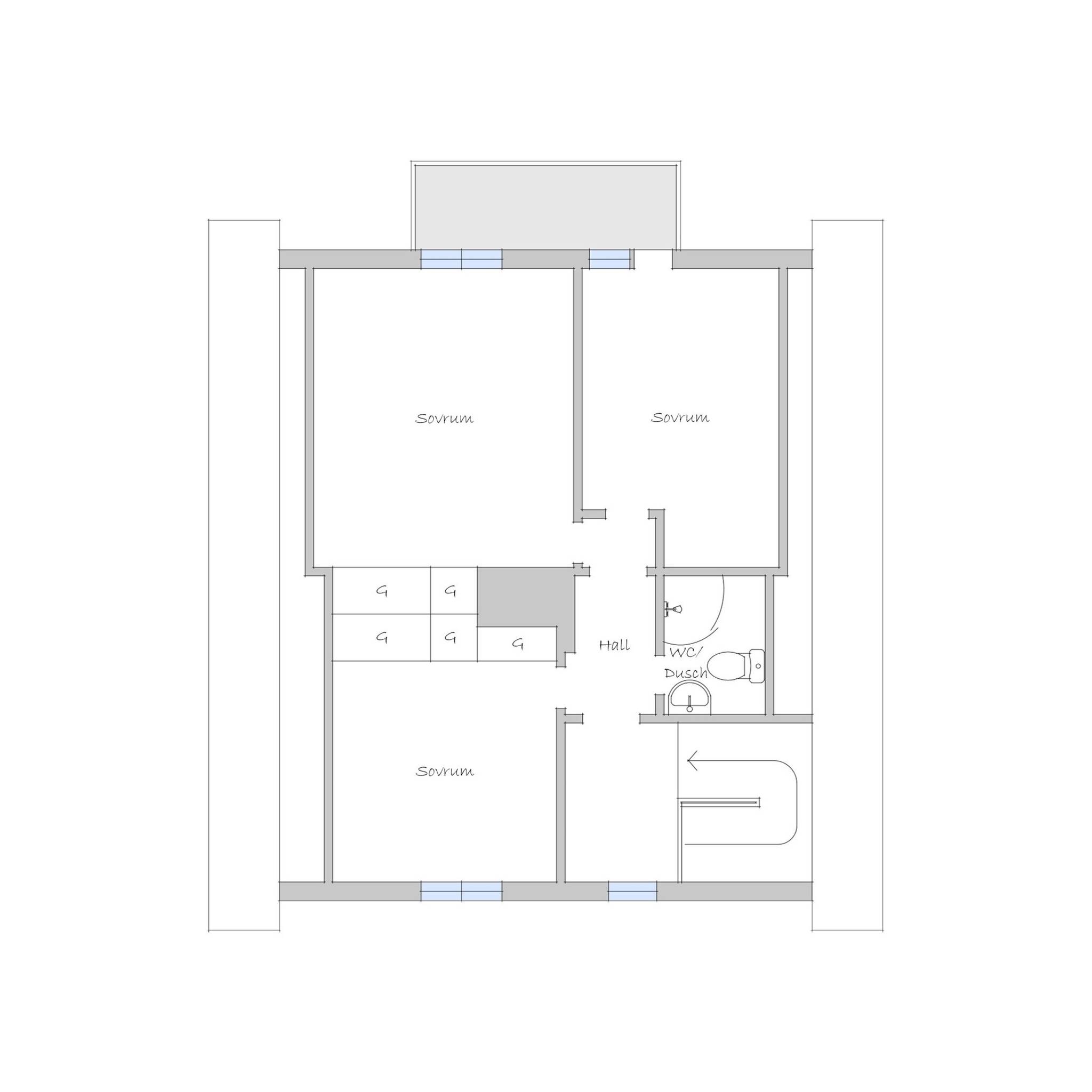 5 rum Villa på Långgatan 57 Teg Umeå kommun - bild 78