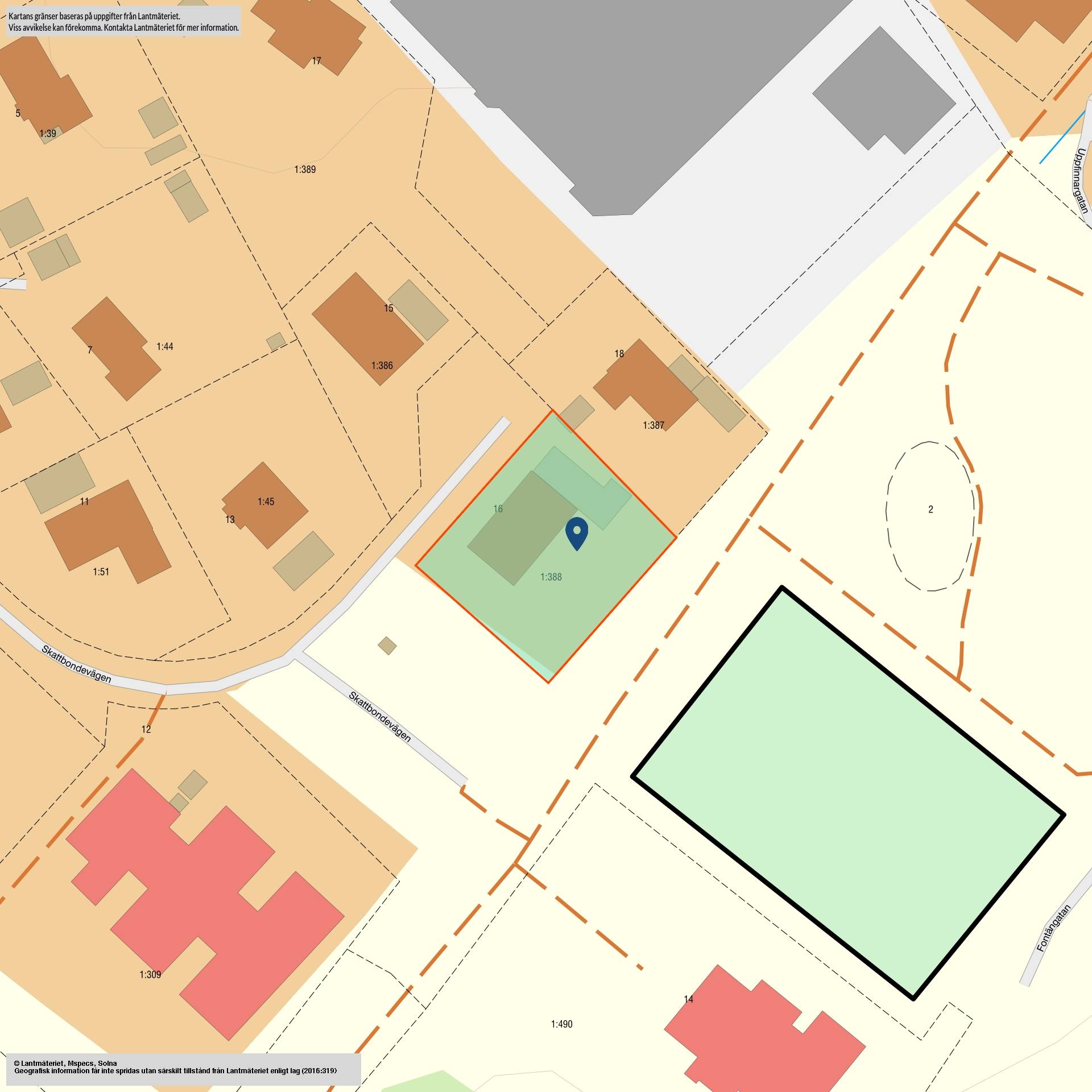 6 rum Villa på Skattbondevägen 16 Fresta Upplands Väsby kommun - bild 44