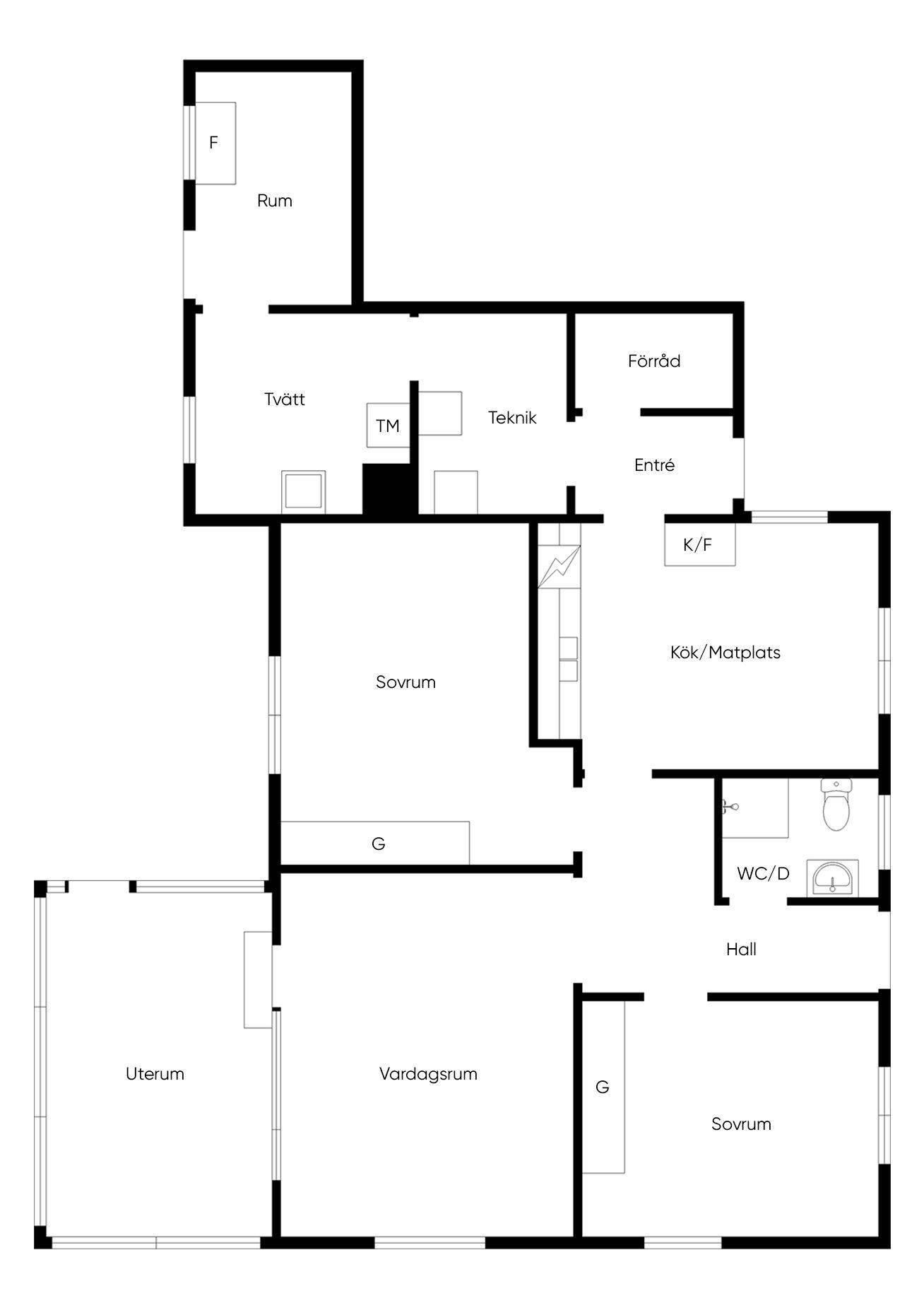 3 rum Villa på Kanalvägen 5 Björbo-Nybyn Gagnefs kommun - bild 34