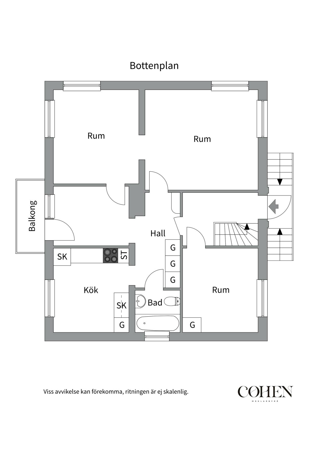 4 rum Villa på Tegelgatan 16 Kungsgärdet Uppsala kommun - bild 4