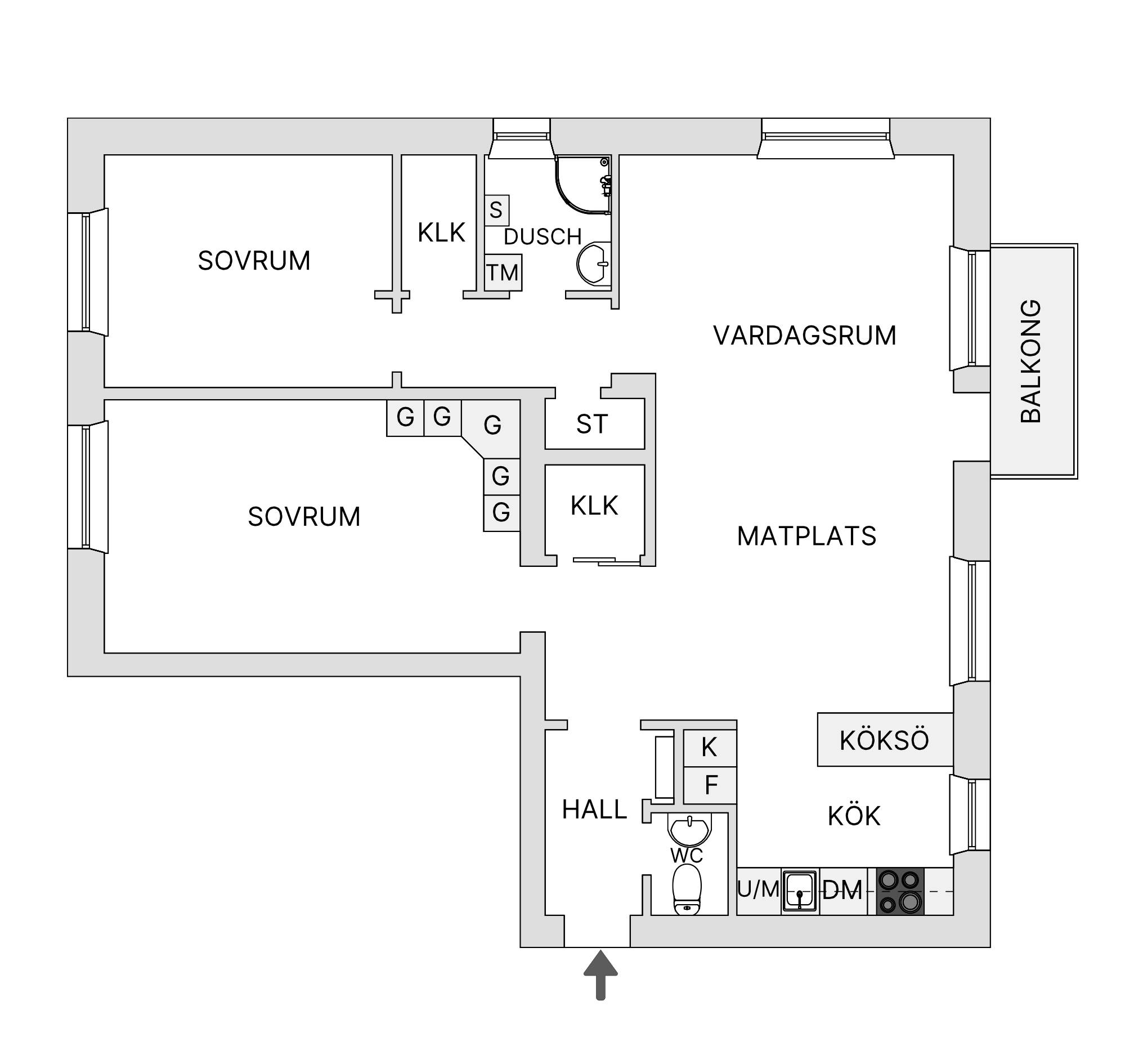 3 rum Lägenhet på Torstensonsgatan 5 Nedre Norrmalm Borås kommun - bild 29
