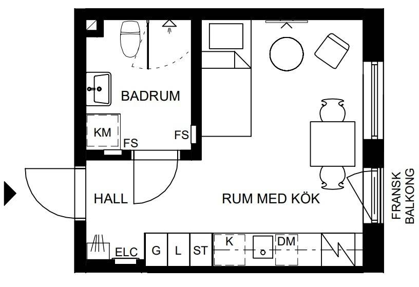 1 rum Lägenhet på Lidköpingsvägen 6 Hammarbyhöjden, Johanneshov Stockholms kommun - bild 20