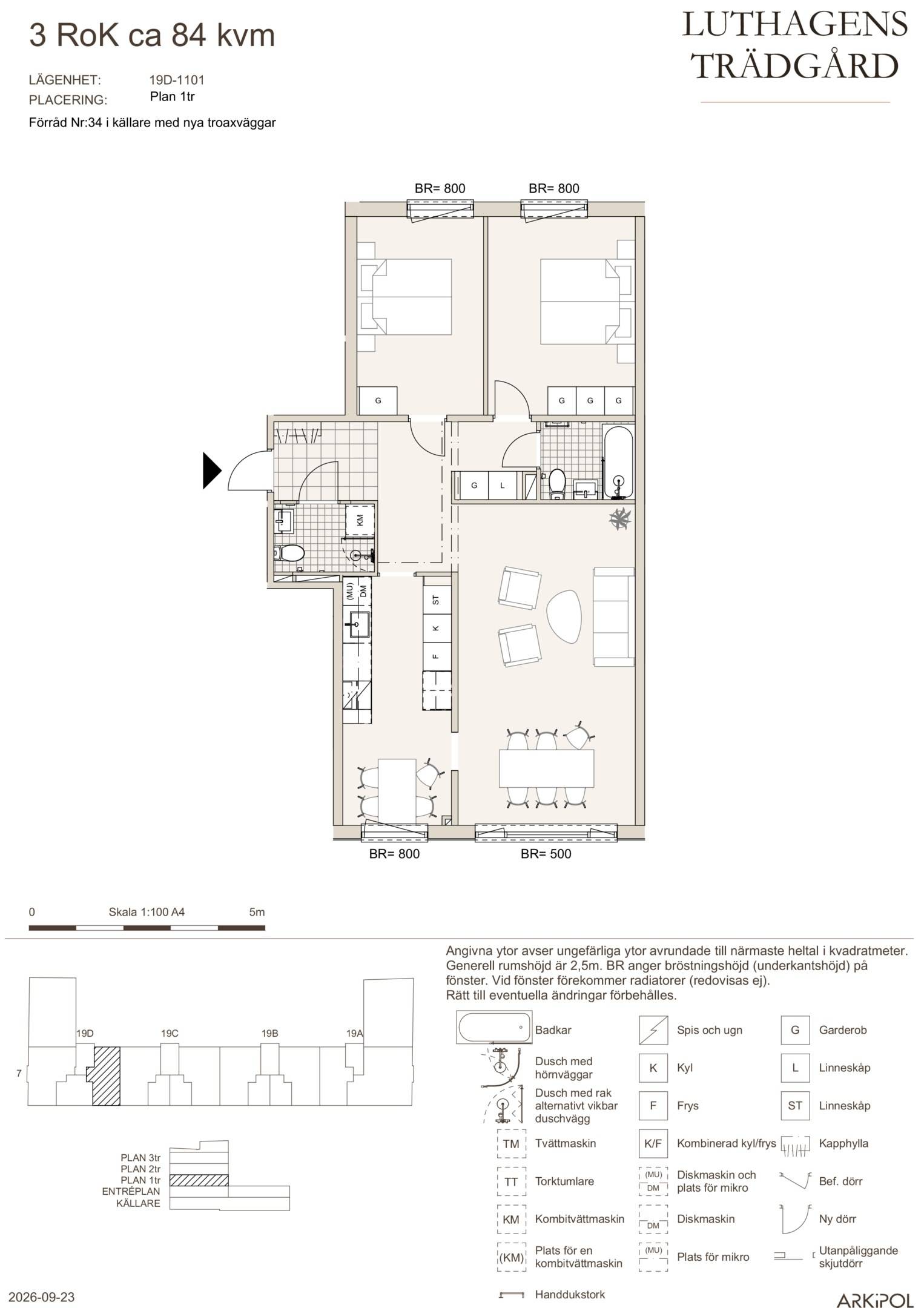 3 rum Lägenhet på Sturegatan 19D, 1101 LUTHAGEN Uppsala kommun - bild 35