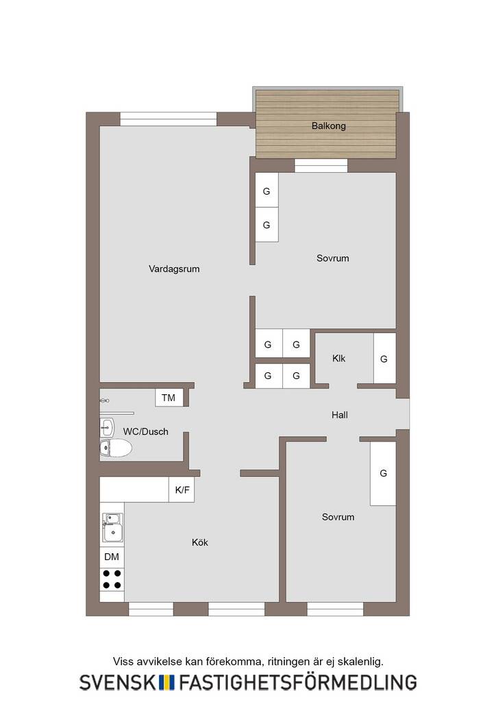 3 rum Lägenhet på Vasallgatan 3B Tallhagen Kalmar kommun - bild 27