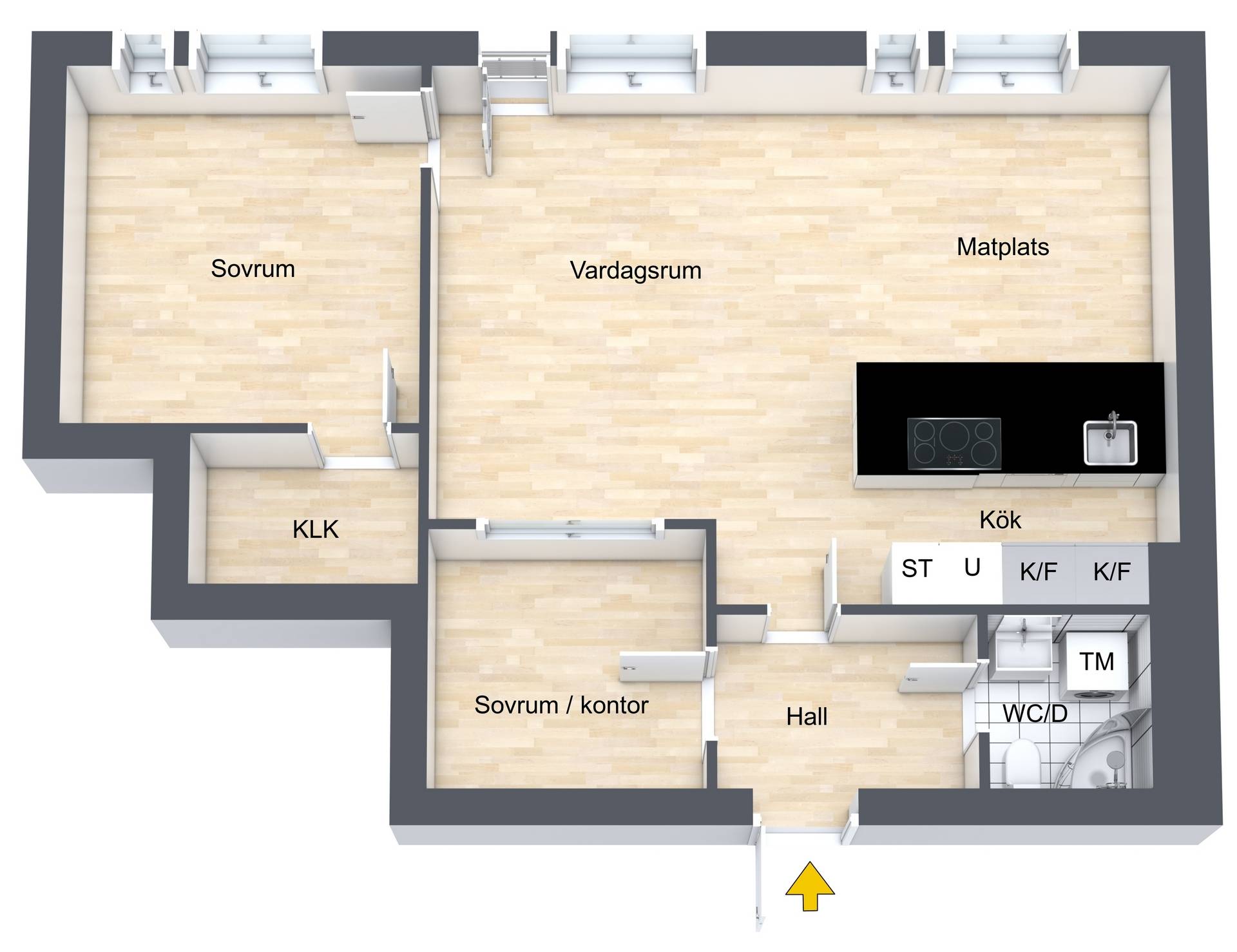 3 rum Lägenhet på Kungsgatan 32 Centrum Uppsala kommun - bild 27