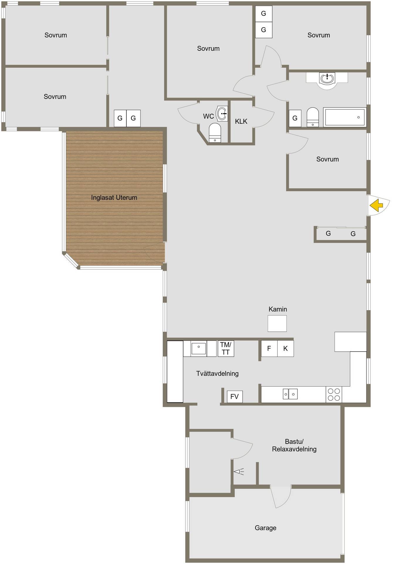 154 m² Villa på Regnvägen 54 Björkskatan Luleå kommun - bild 33