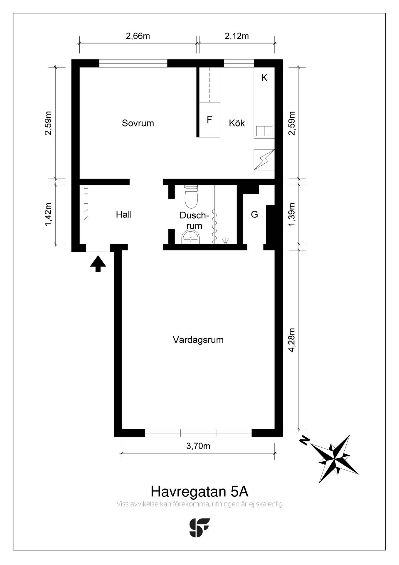 1.5 rum Lägenhet på Havregatan 5A Tannefors Linköpings kommun - bild 16