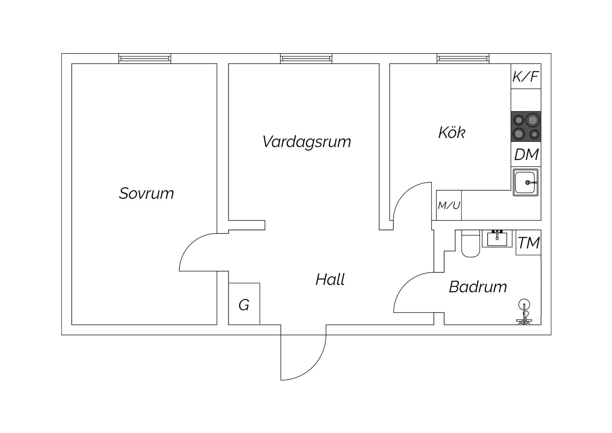 1 rum Lägenhet på Alstigen 18 Frösäng Oxelösunds kommun - bild 14