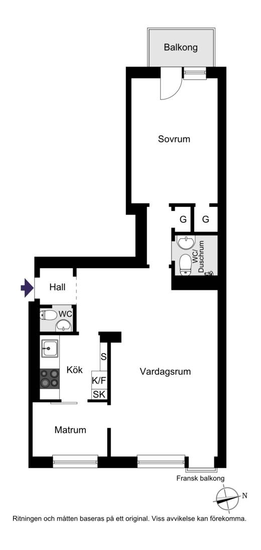 2 rum Lägenhet på Celsiusgatan 5 Kungsholmen Stockholms kommun - bild 42