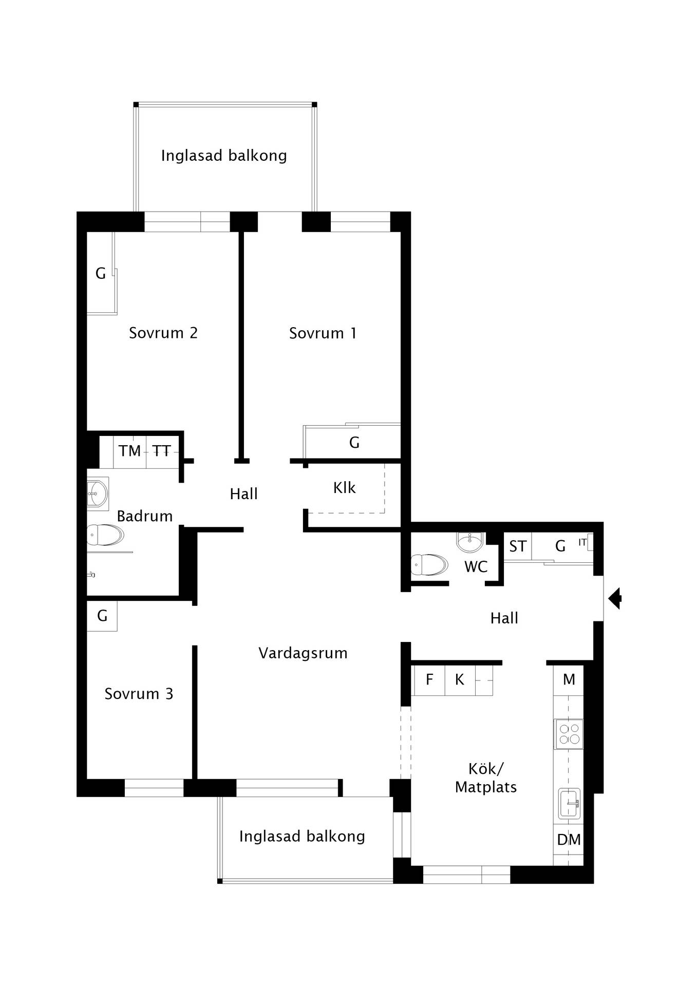 4 rum Lägenhet på Johannesbergsplan 2 Silverdal Sollentuna kommun - bild 37