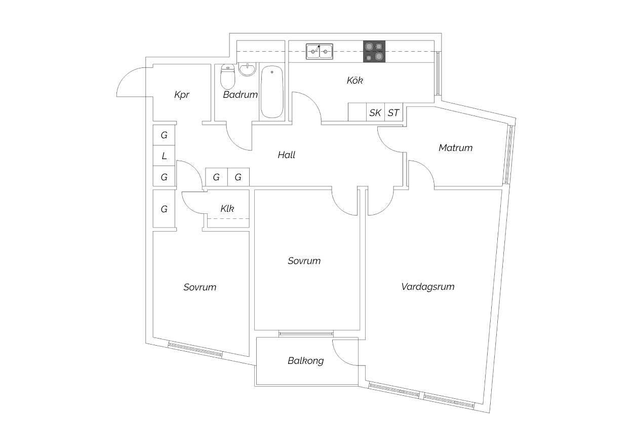 3 rum Lägenhet på Fridhemsgatan 18A Kungälvs kommun - bild 21
