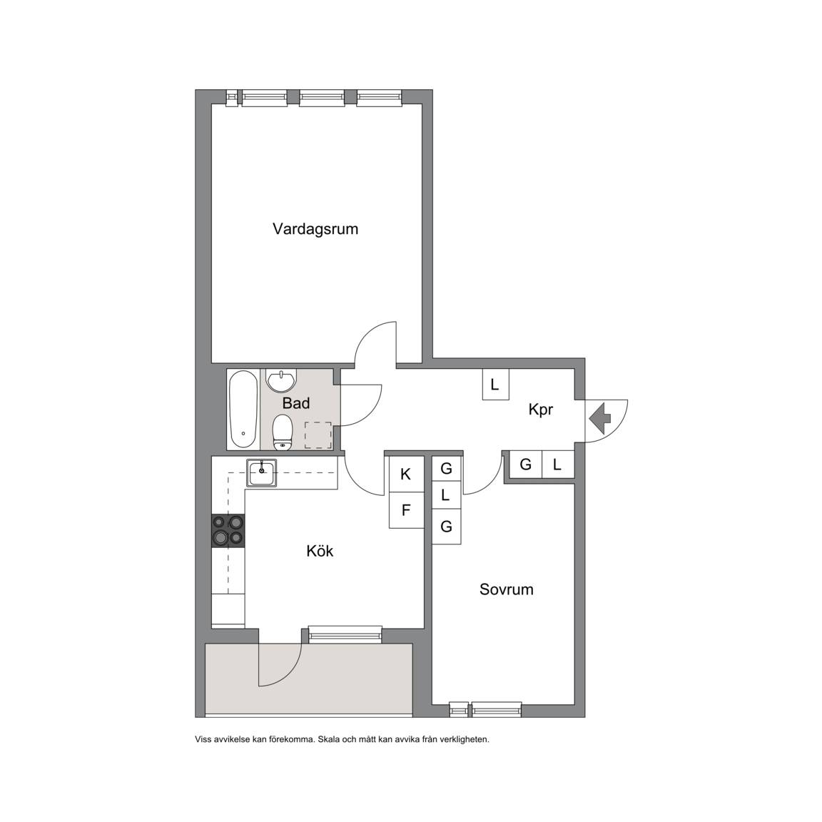 2 rum Lägenhet på Vigelsjövägen 23 A Lgh 1001 Vigelsjö Norrtälje kommun - bild 15