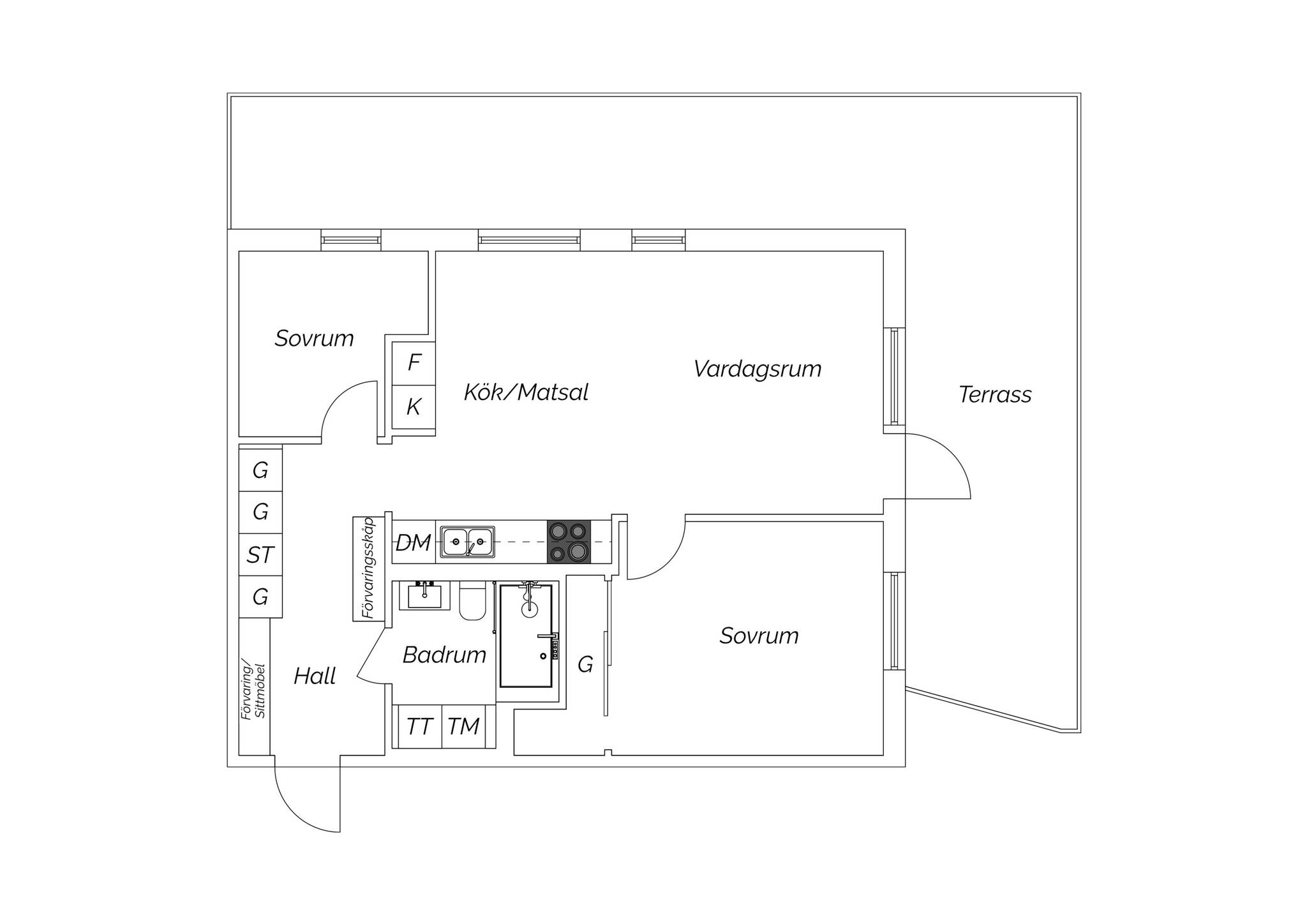 3 rum Lägenhet på Lobeliavägen 3, bv Älta - Södra Hedvigslund Nacka kommun - bild 22